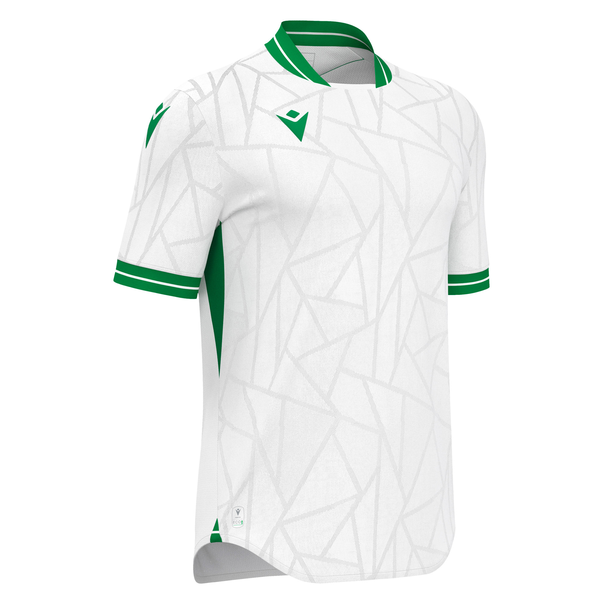 Macron Cerberus shirt - wit/groen, foto 4 van 6