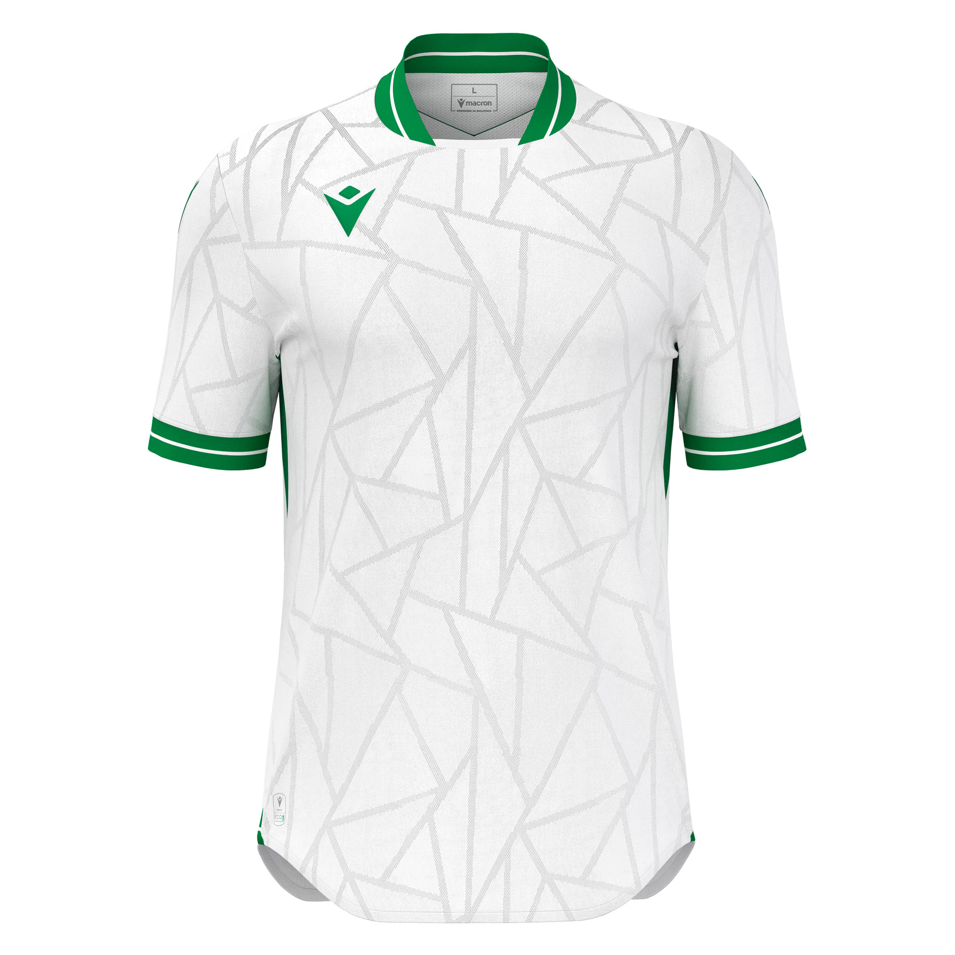 Macron Cerberus shirt - wit/groen