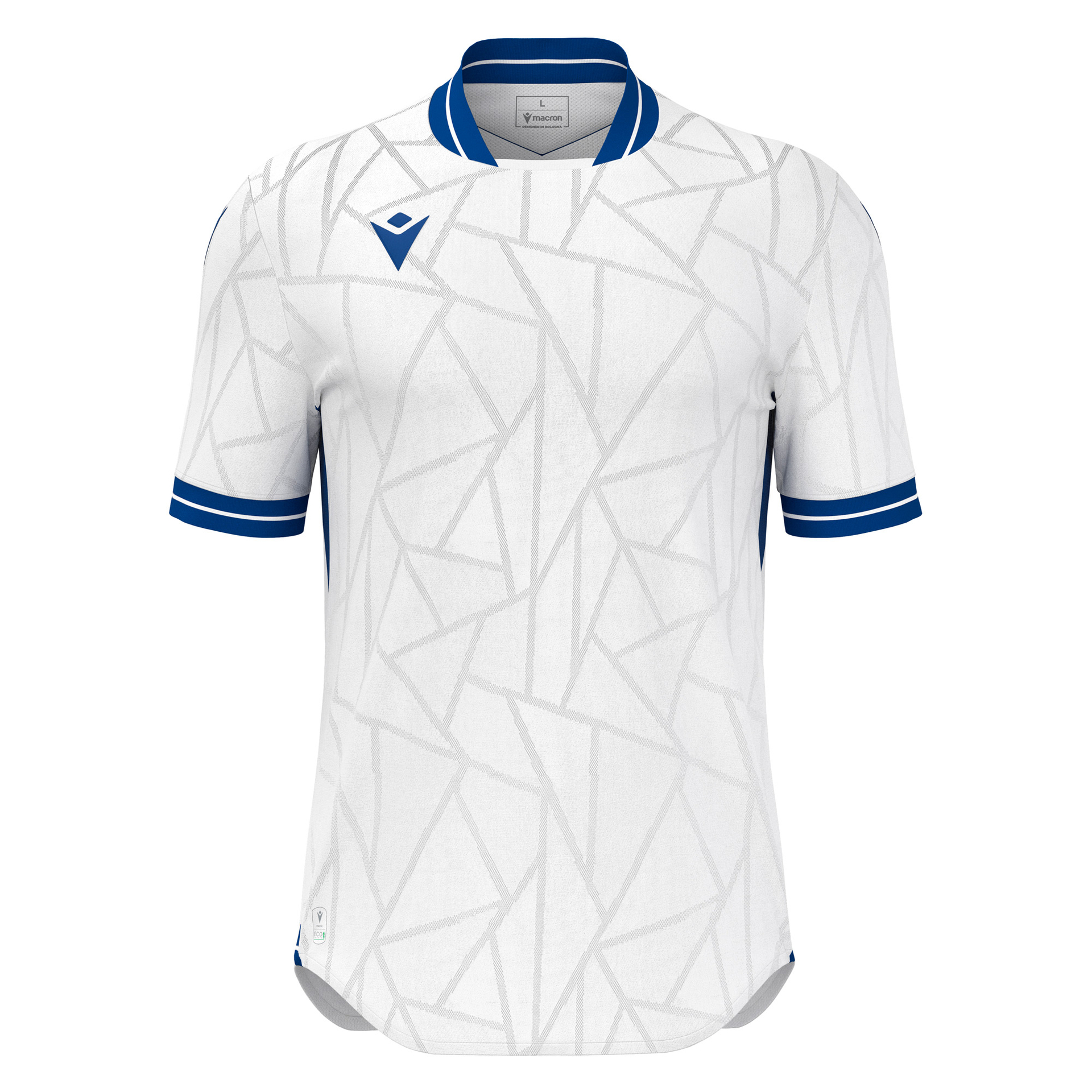 Macron Cerberus shirt - wit/blauw