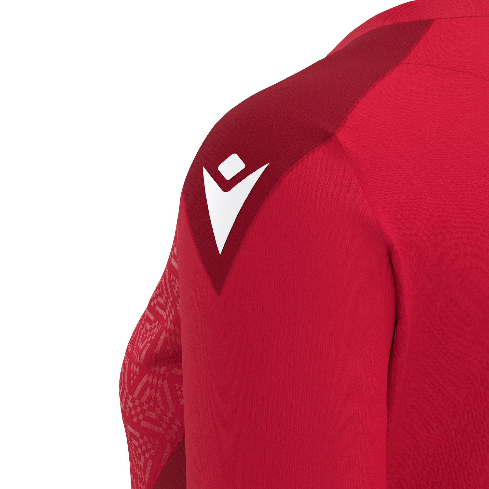Macron Dryad shirt dames - rood, foto 5 van 6