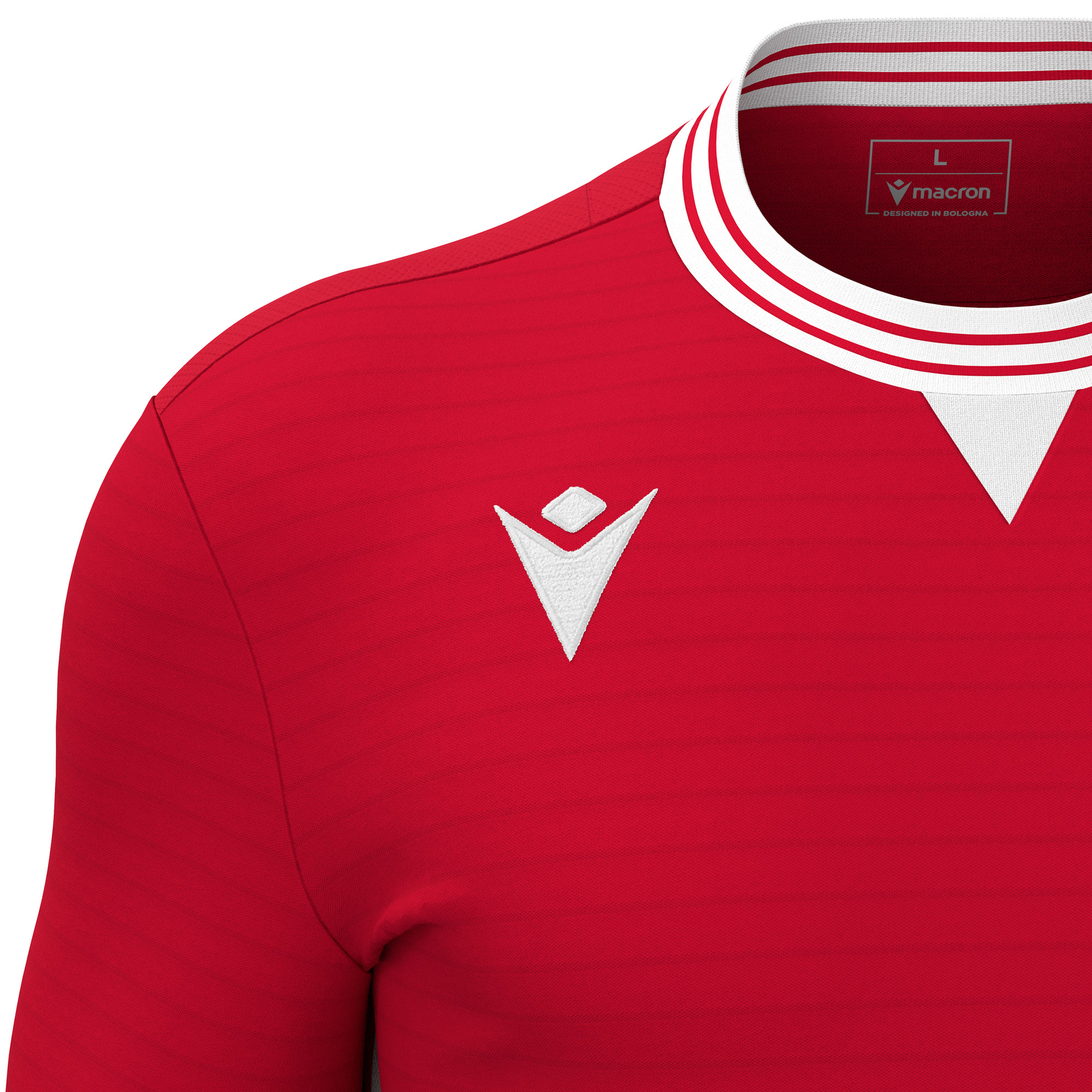 Macron Elves shirt - rood, foto 3 van 5