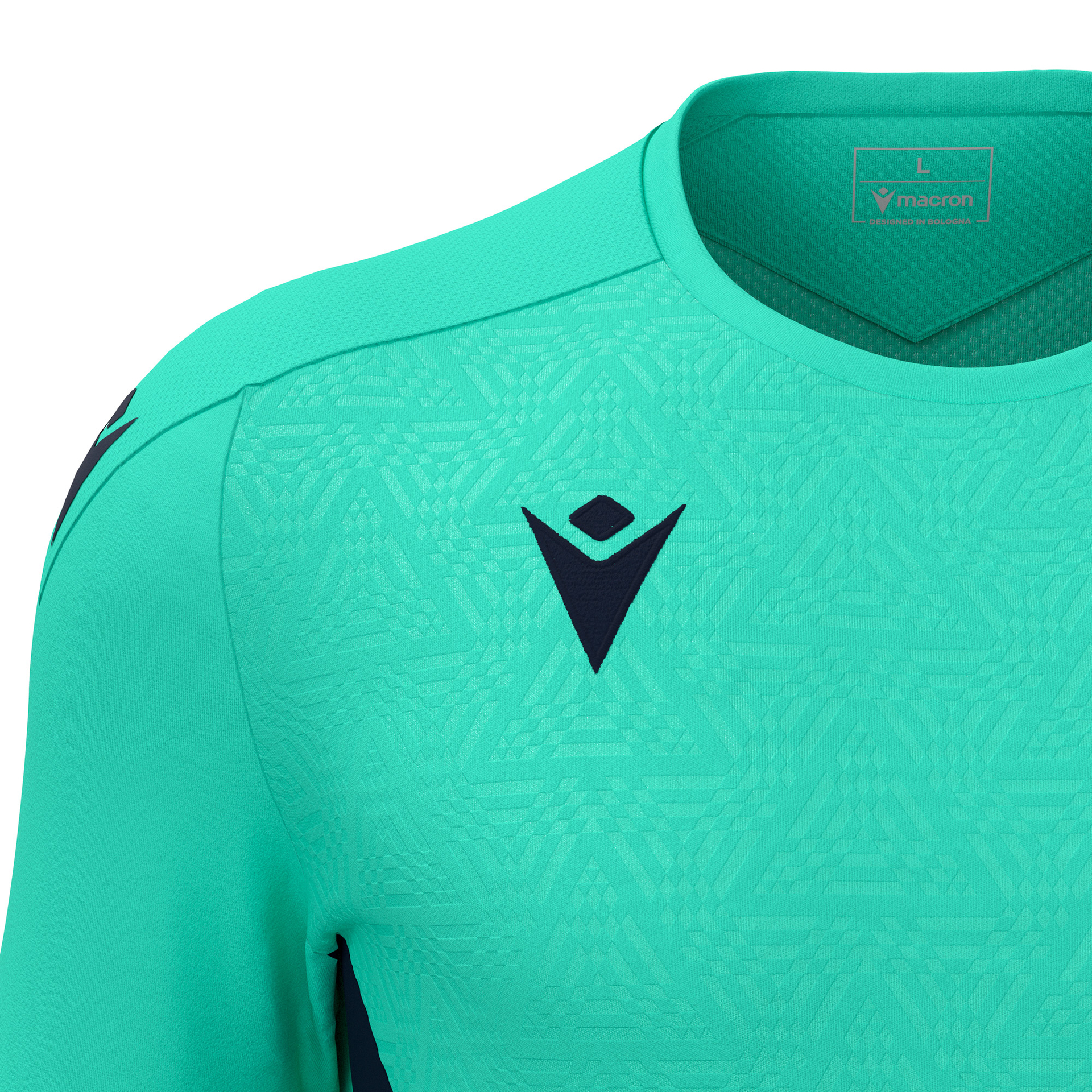 Macron Wisp shirt - turquoise, foto 4 van 6