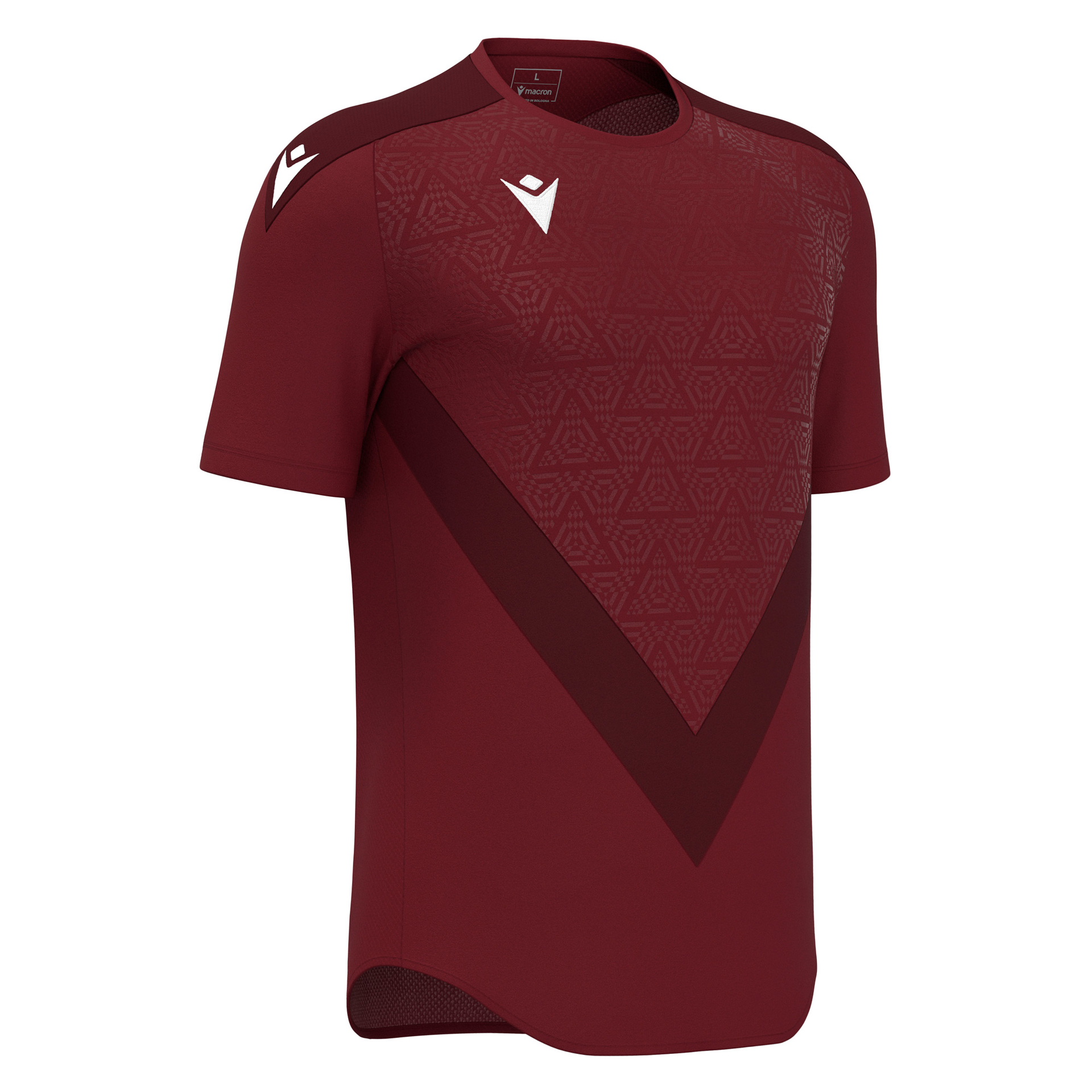 Macron Wisp shirt - bordeaux rood