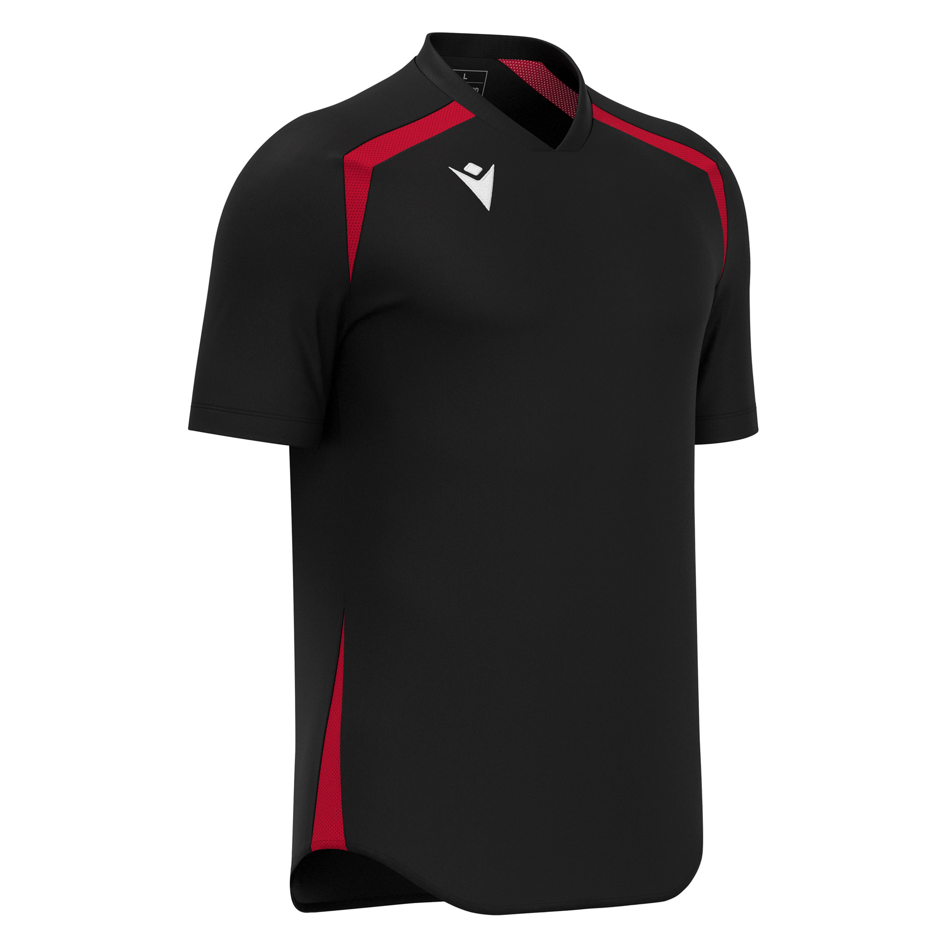 Macron Wyrm shirt - zwart/rood, foto 4 van 6