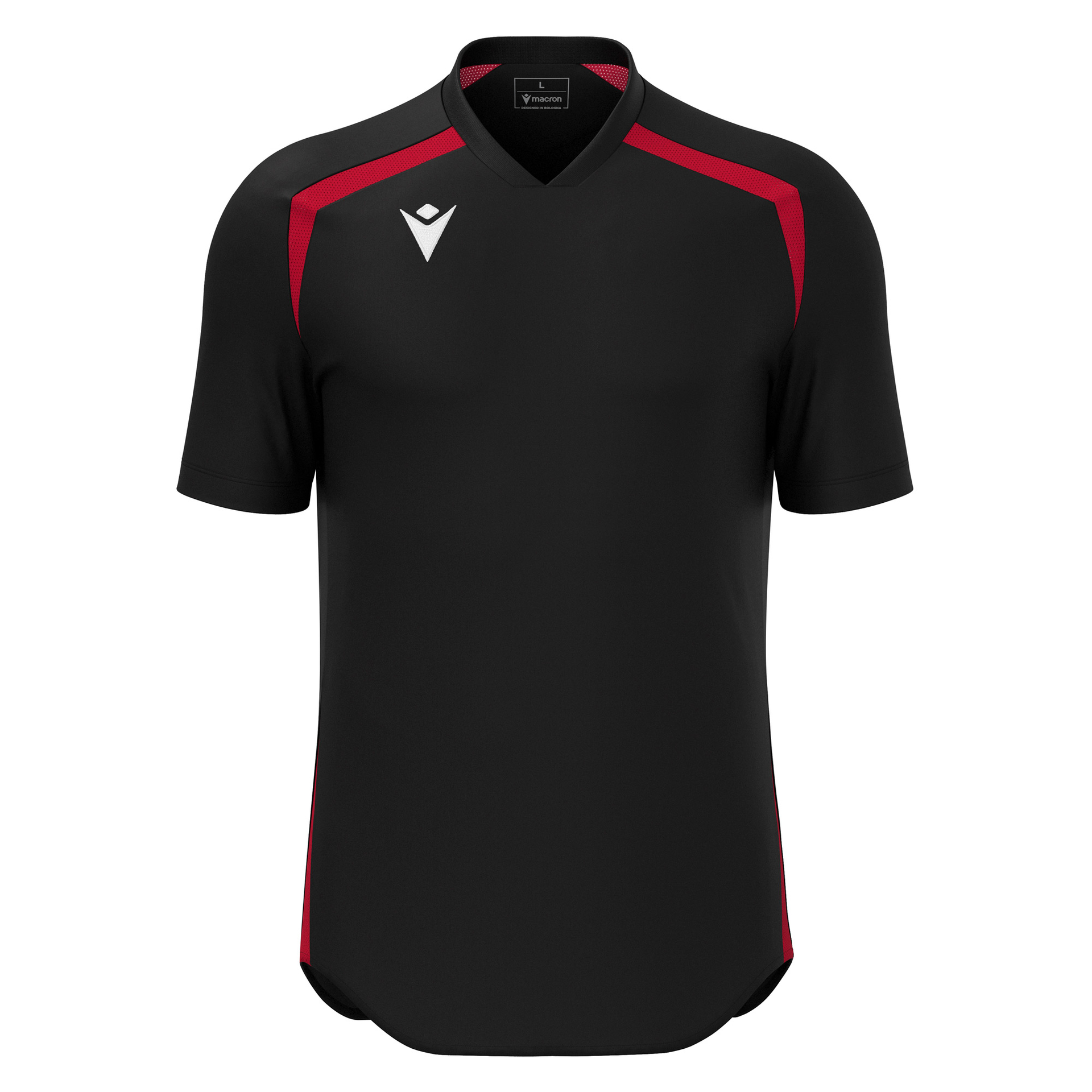 Macron Wyrm shirt - zwart/rood