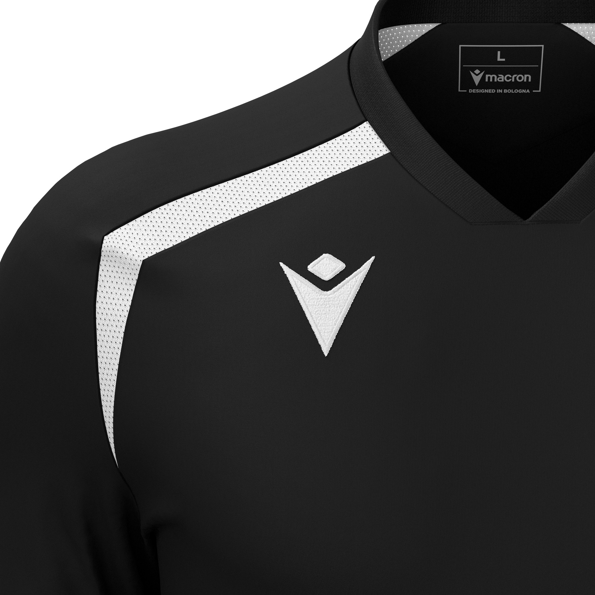 Macron Wyrm shirt - zwart/wit, foto 3 van 6