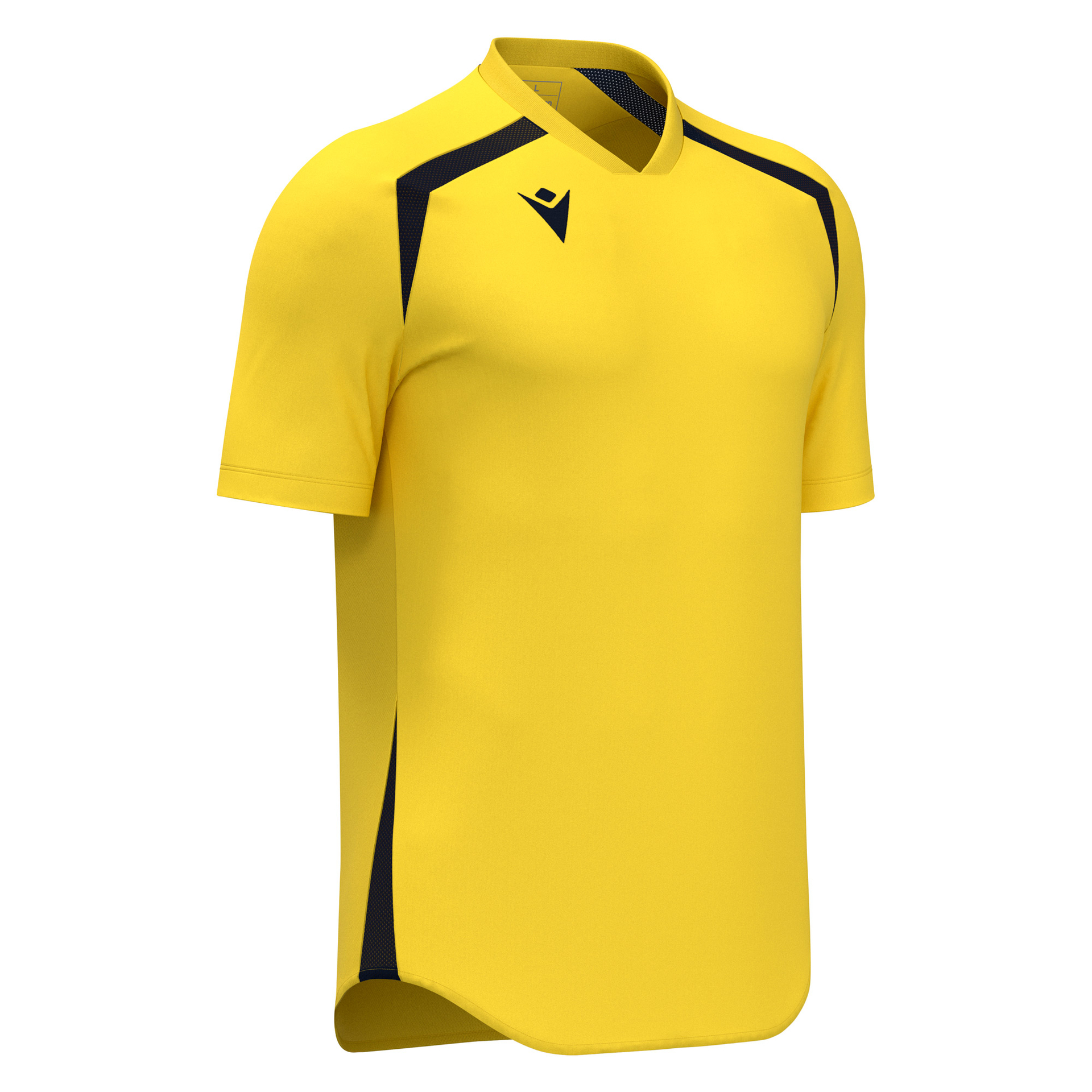 Macron Wyrm shirt - geel/navy, foto 2 van 6