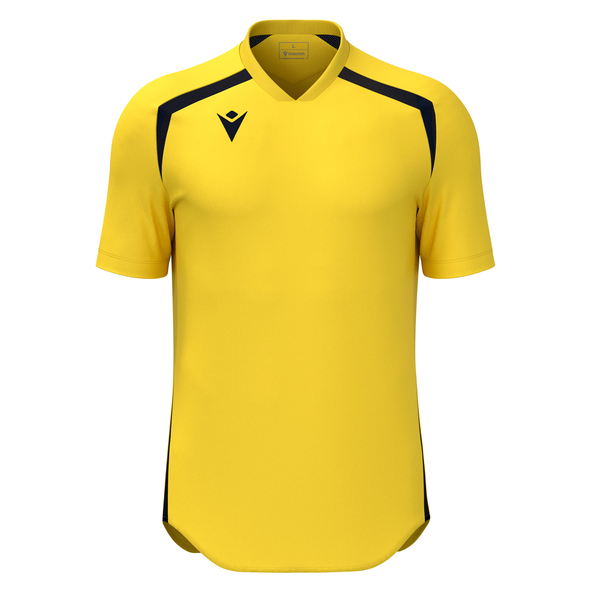Macron Wyrm shirt - geel/navy