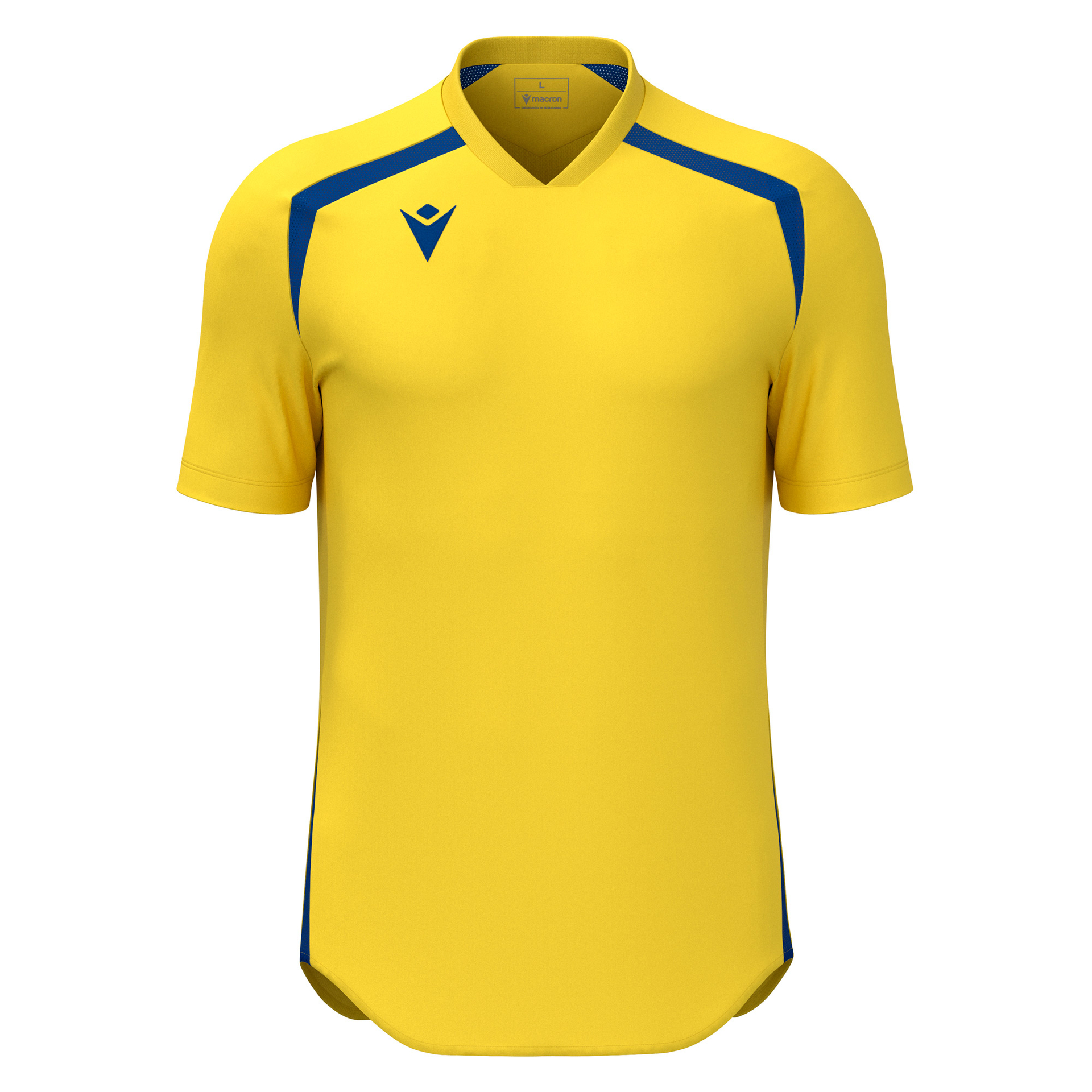 Macron Wyrm shirt - geel/blauw
