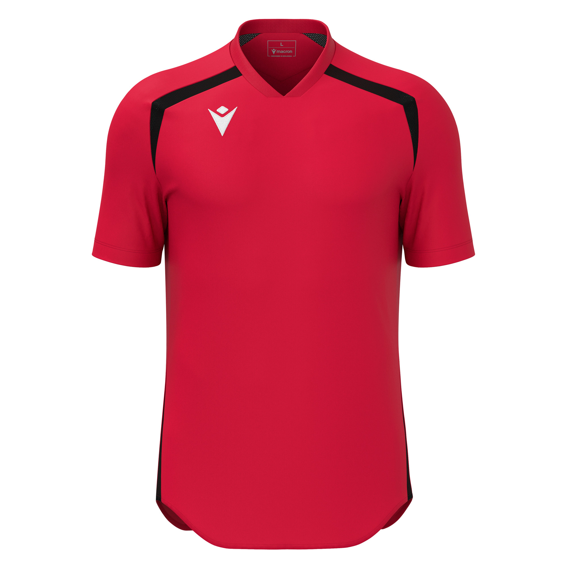 Macron Wyrm shirt - rood/zwart