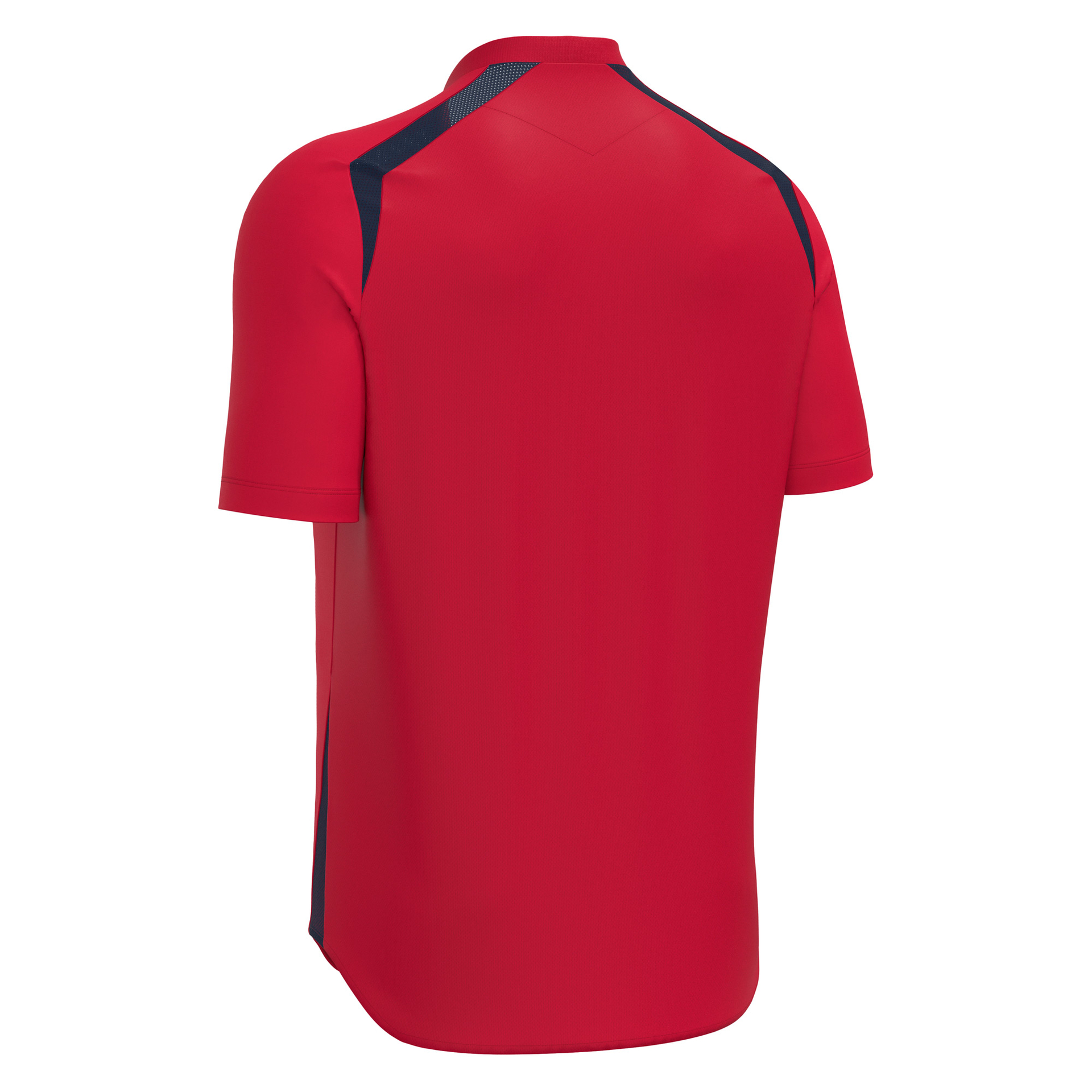 Macron Wyrm shirt - rood/navy, foto 4 van 6