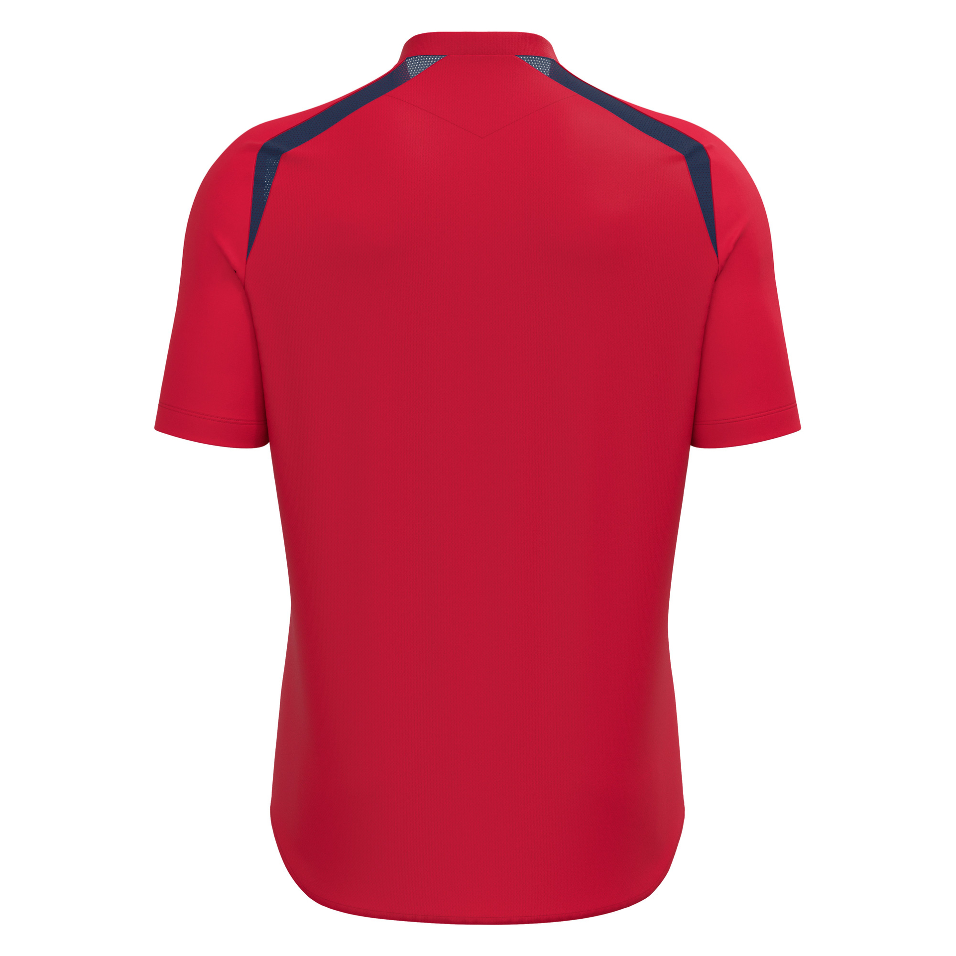 Macron Wyrm shirt - rood/navy, foto 6 van 6