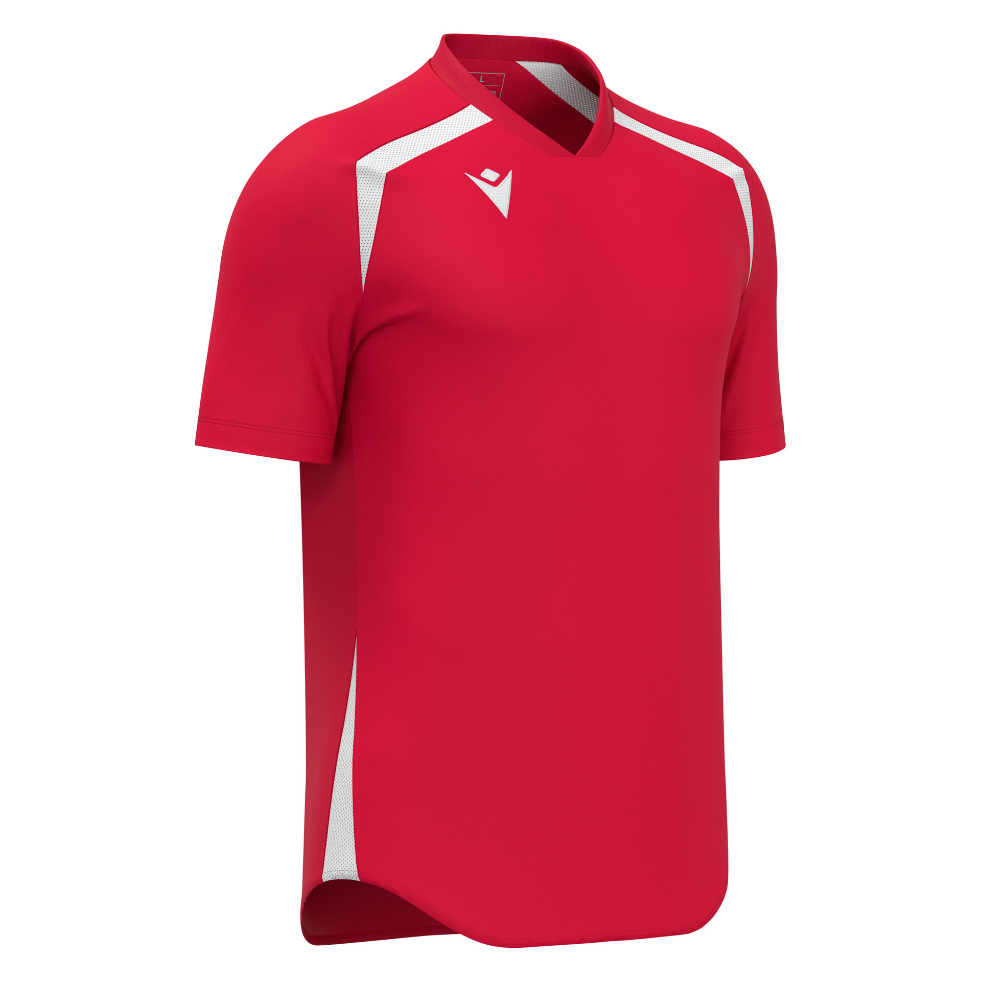 Macron Wyrm shirt - rood/wit, foto 4 van 6