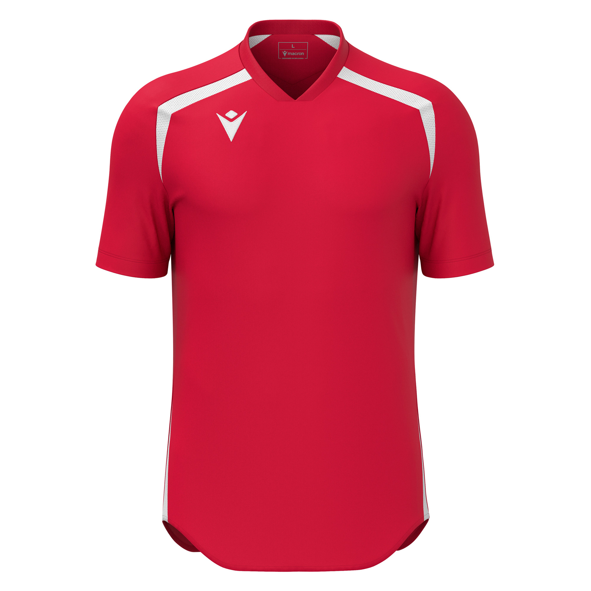 Macron Wyrm shirt - rood/wit