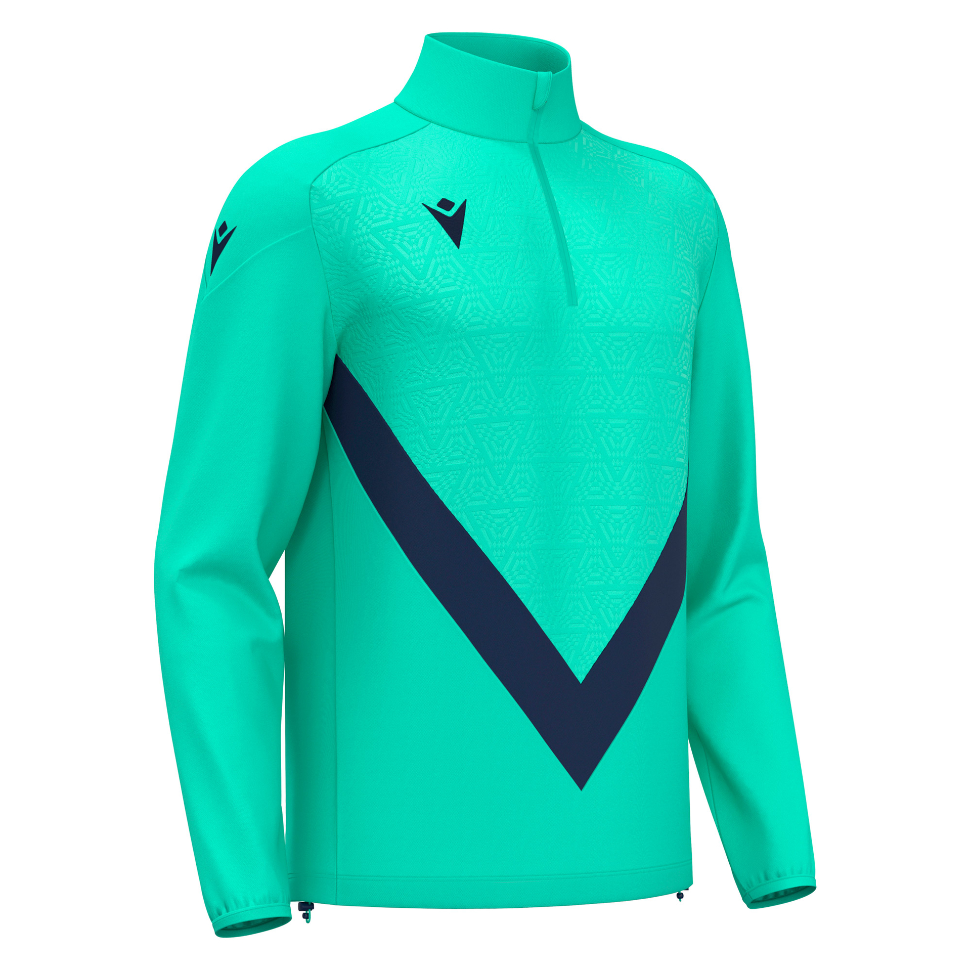 Macron Anduin 1/4 Zip Top - turquoise, foto 3 van 4