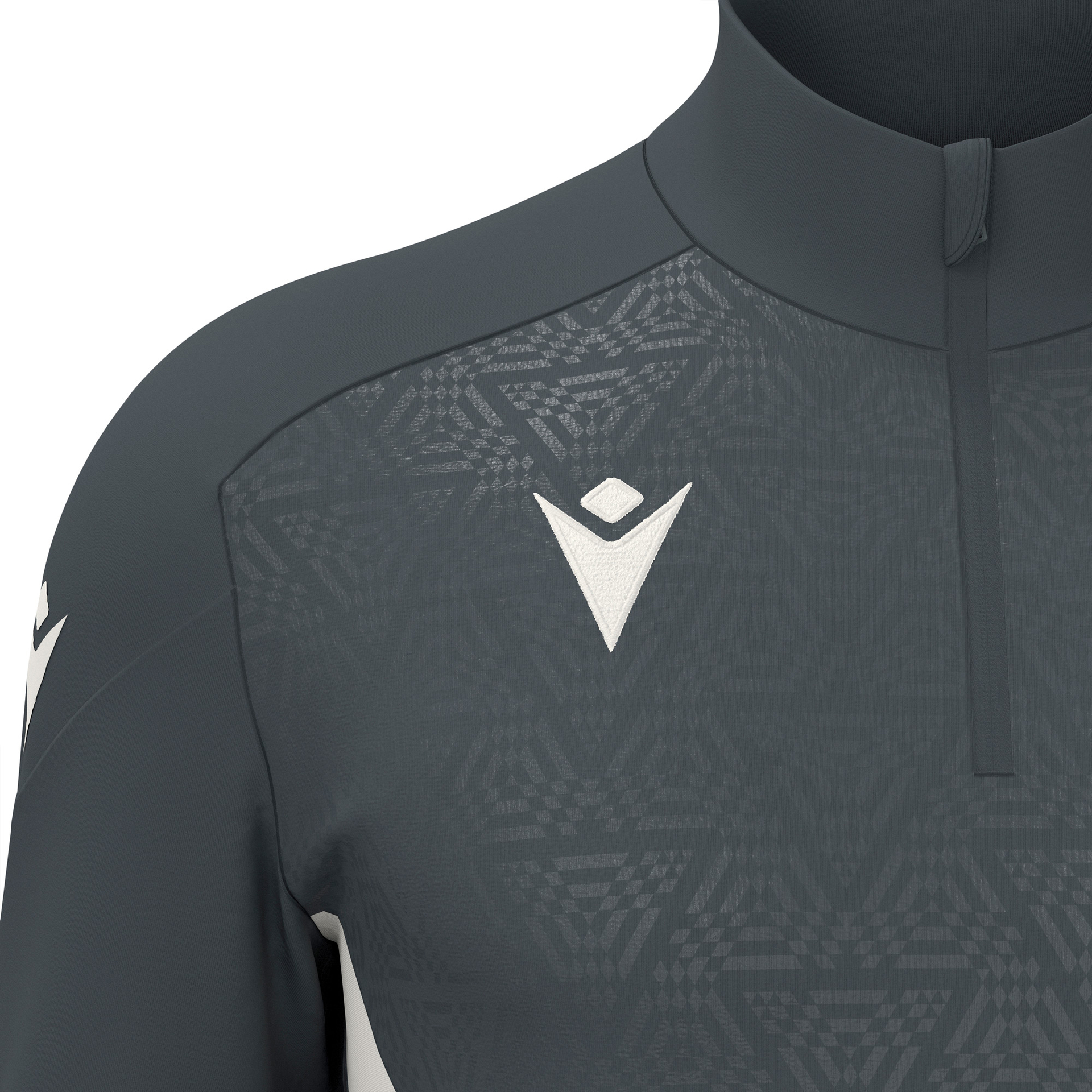 Macron Anduin 1/4 Zip Top - antraciet grijs, foto 3 van 6