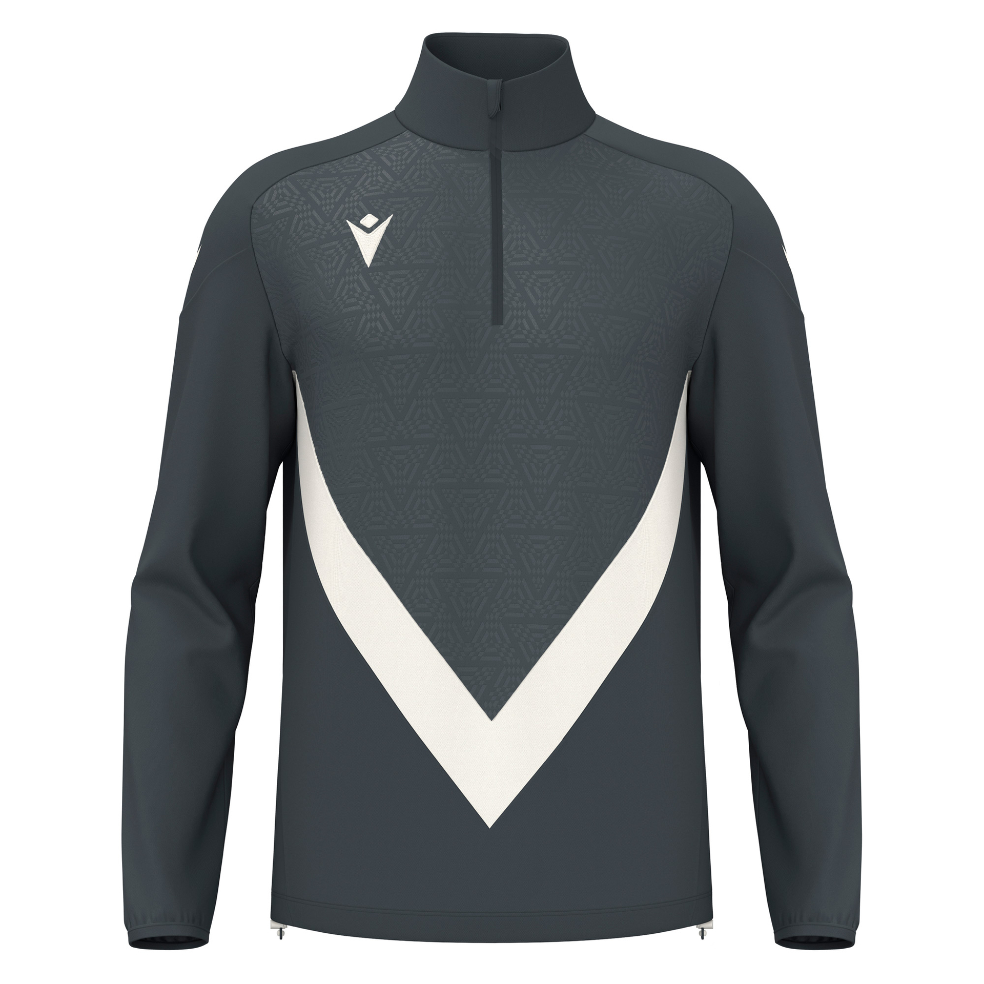 Macron Anduin 1/4 Zip Top - antraciet grijs