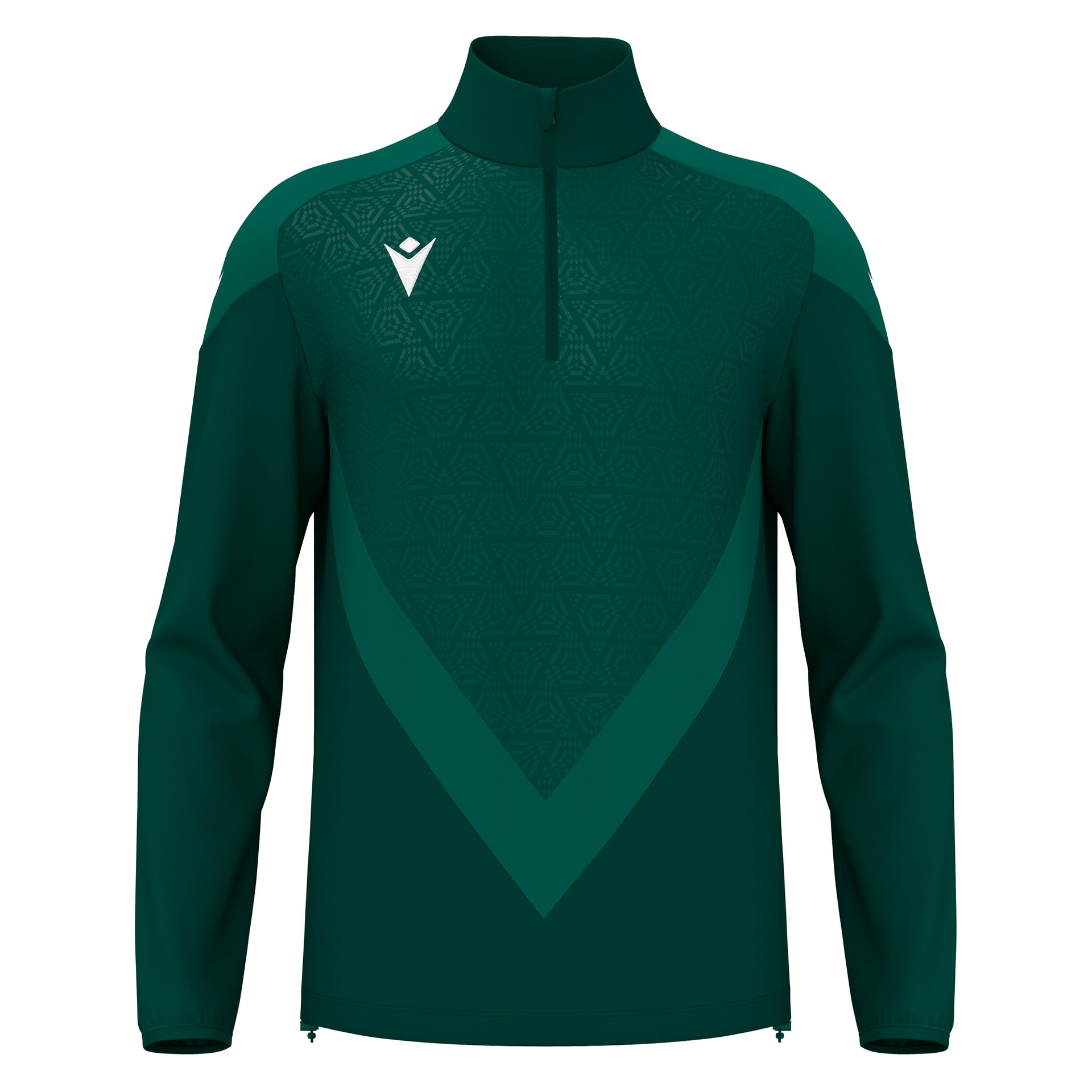 Macron Anduin 1/4 Zip Top - donkergroen