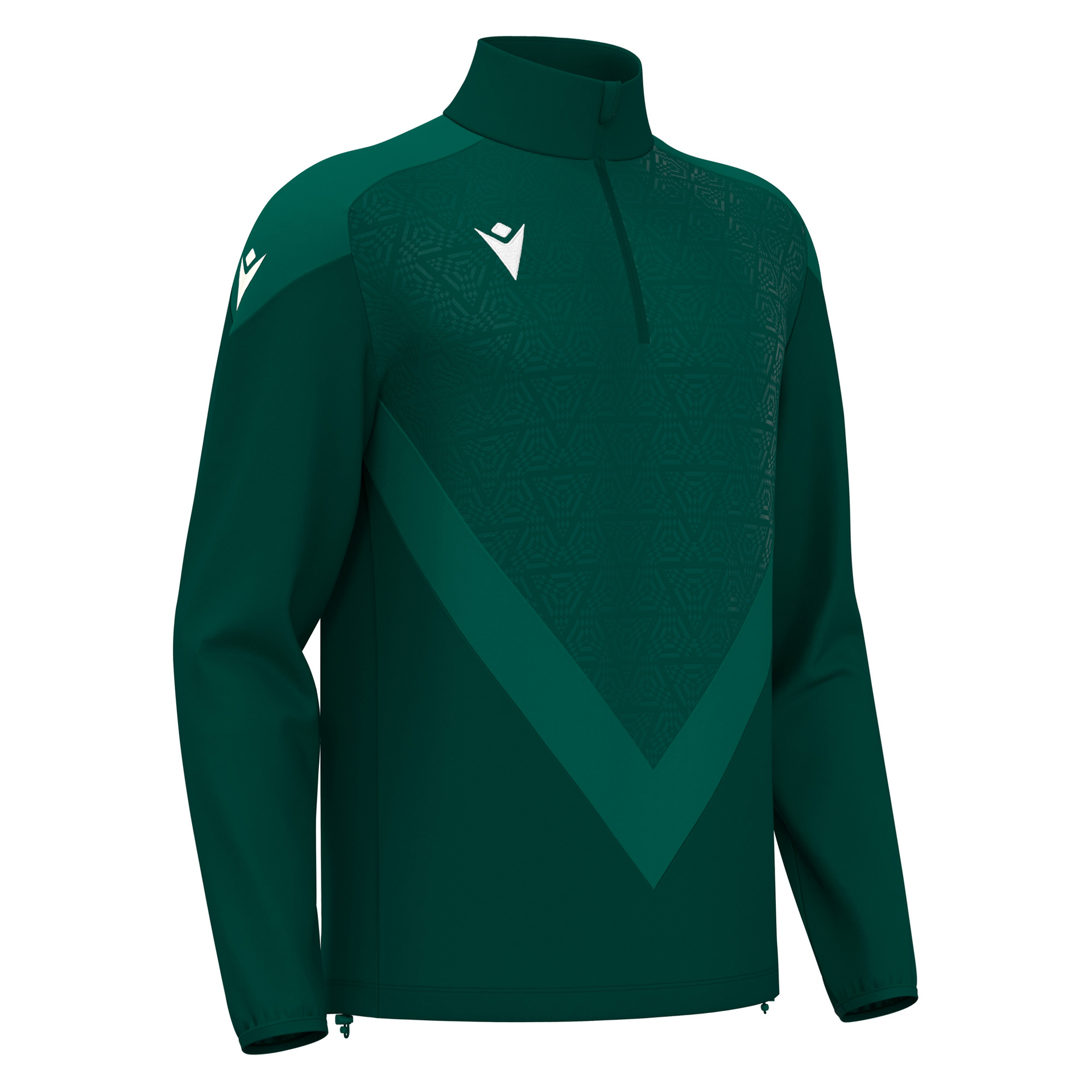 Macron Anduin 1/4 Zip Top - donkergroen, foto 5 van 6
