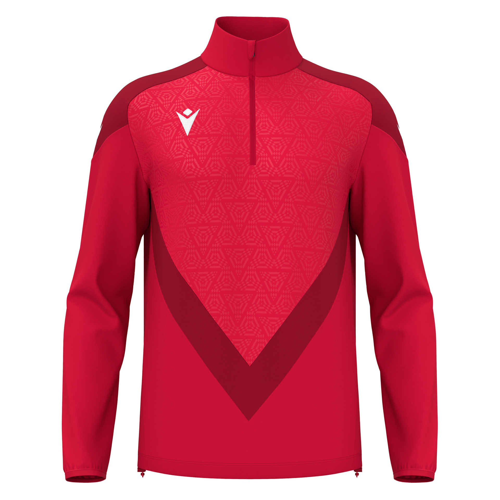 Macron Anduin 1/4 Zip Top - rood