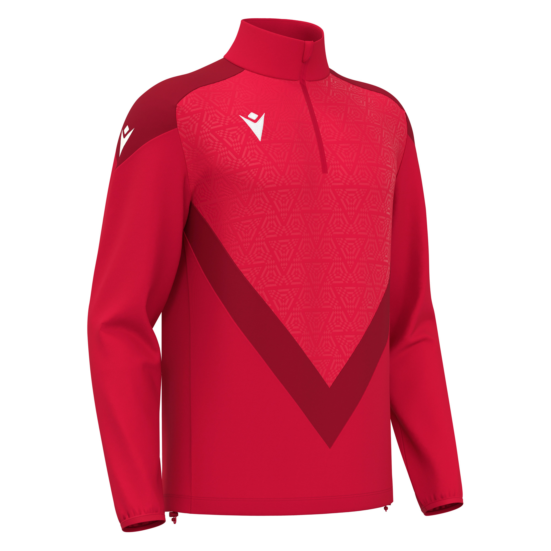 Macron Anduin 1/4 Zip Top - rood, foto 6 van 6