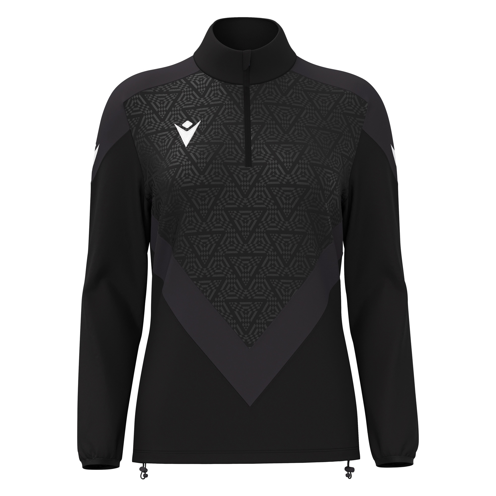 Macron Anora 1/4 Zip Top dames - zwart