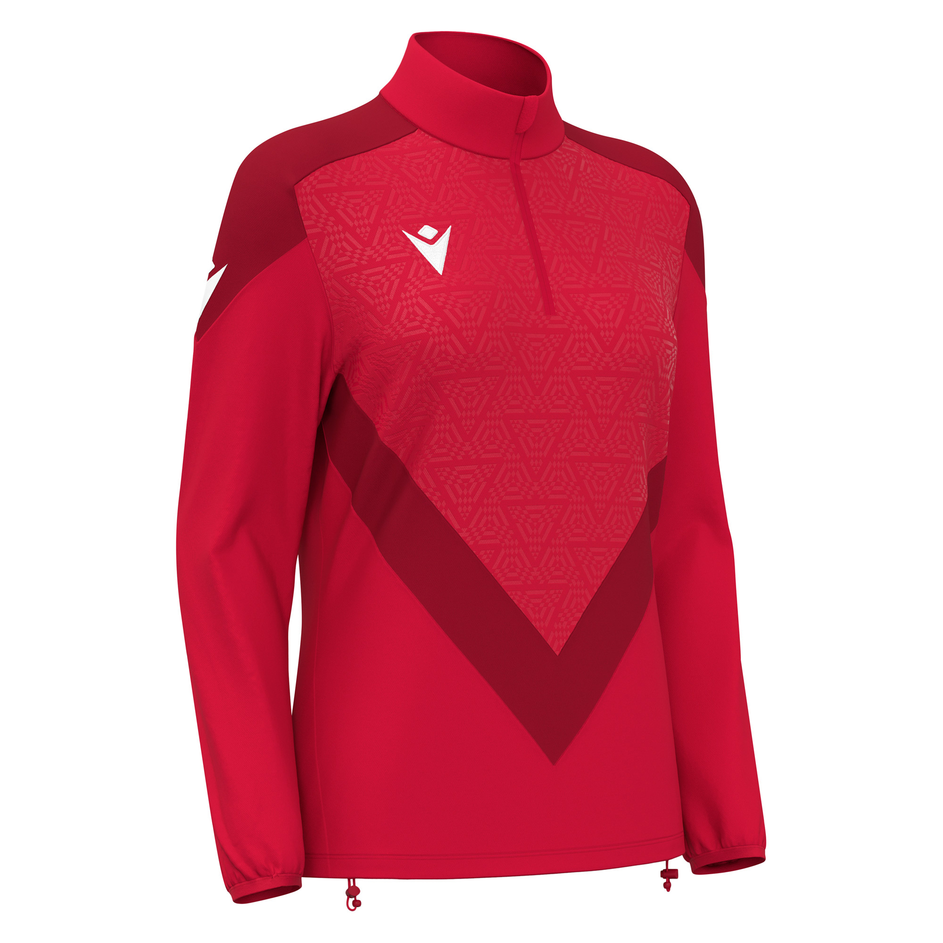 Macron Anora 1/4 Zip Top dames - rood, foto 4 van 6