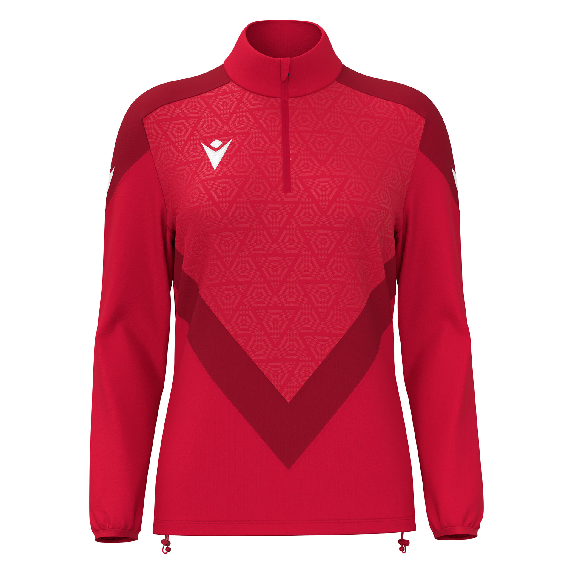 Macron Anora 1/4 Zip Top dames - rood