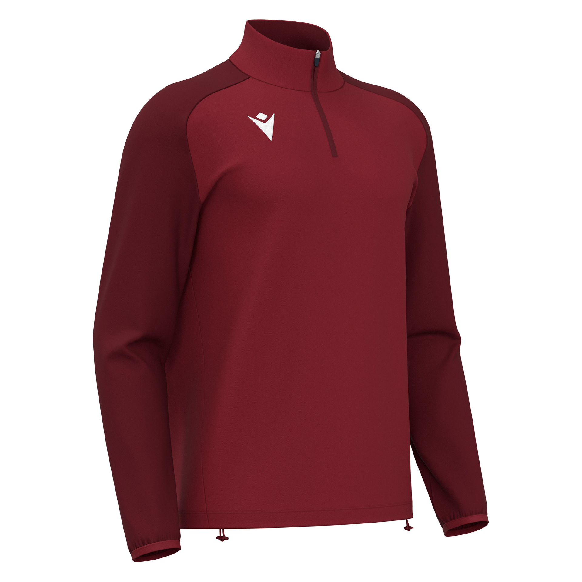 Macron Isen 1/4 Zip Top - bordeaux rood, foto 2 van 5