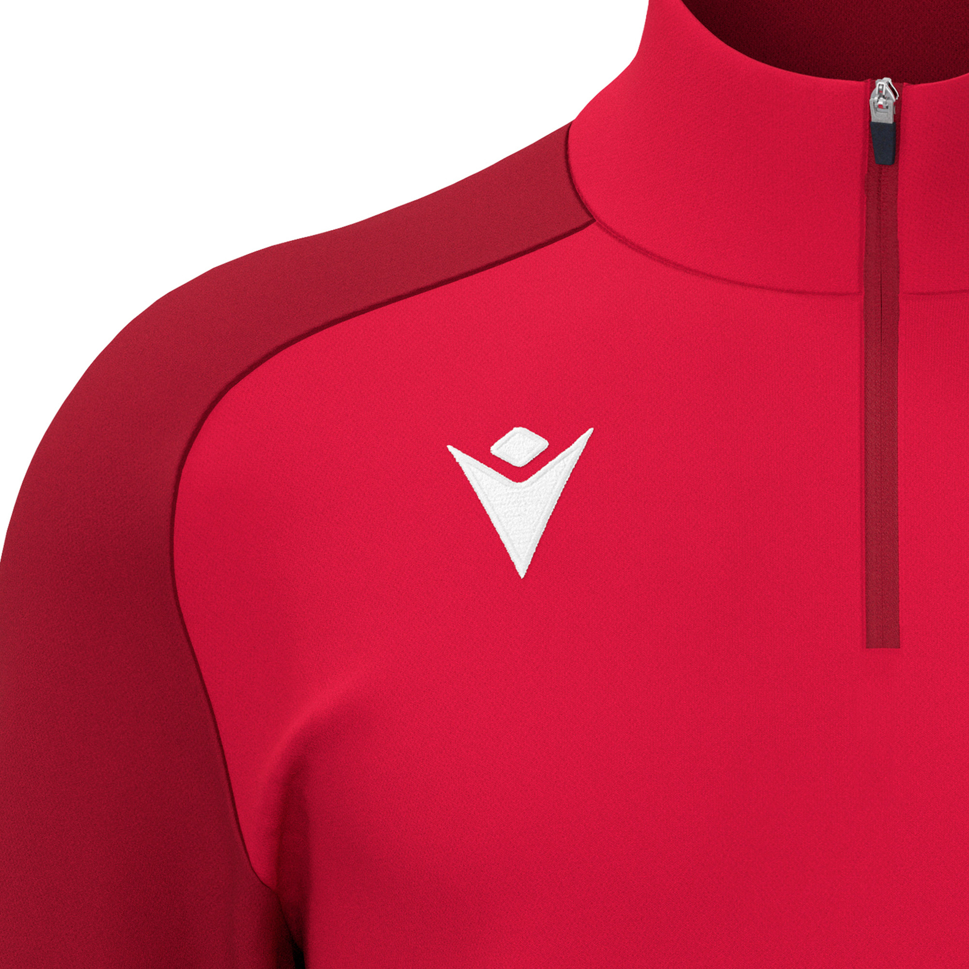 Macron Isen 1/4 Zip Top - rood, foto 3 van 5
