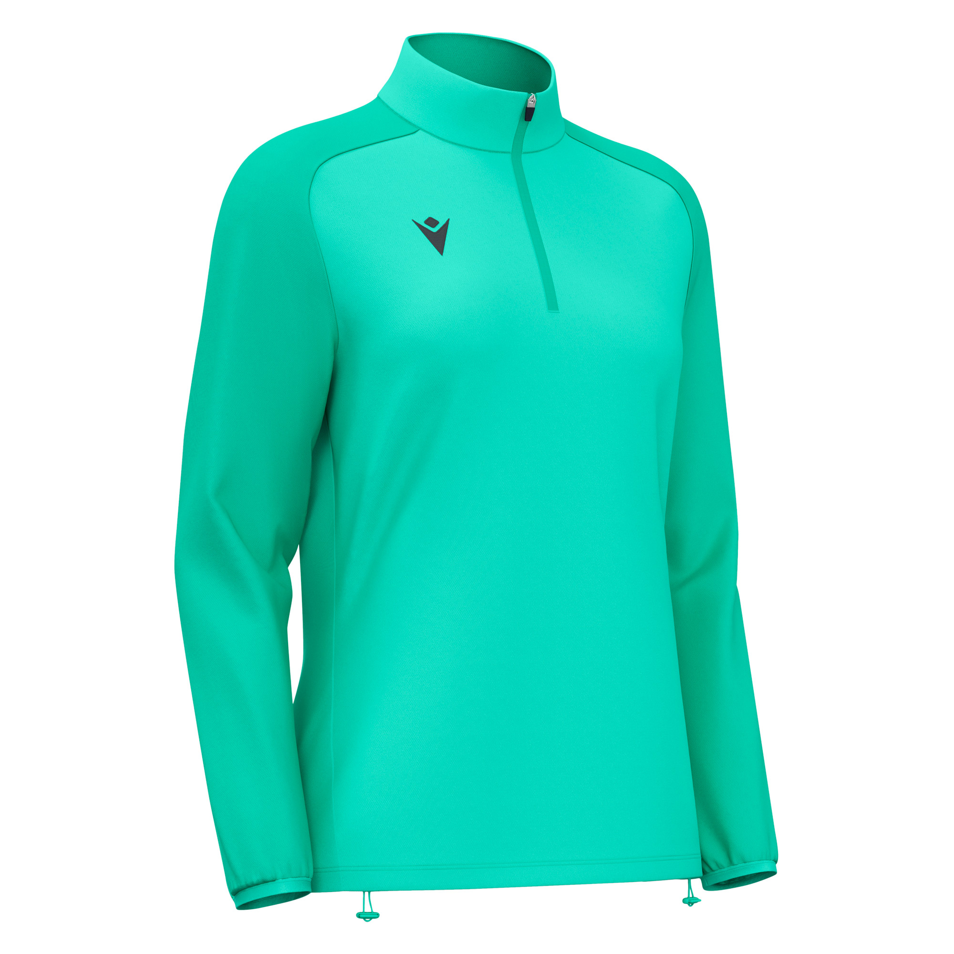 Macron Lena 1/4 Zip Top dames - neon turquoise, foto 4 van 5