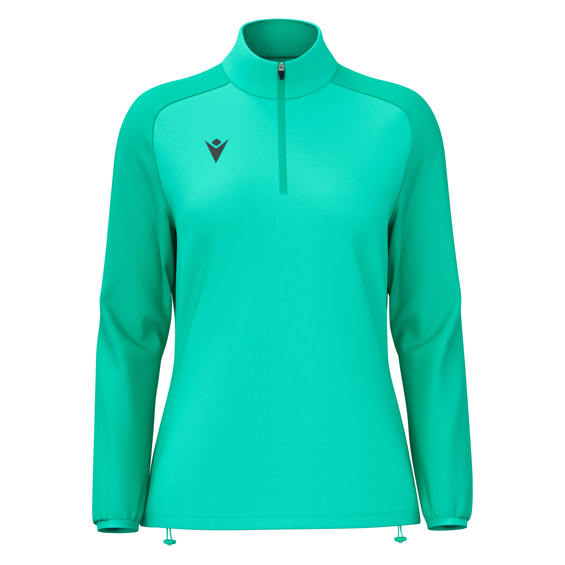 Macron Lena 1/4 Zip Top dames - neon turquoise