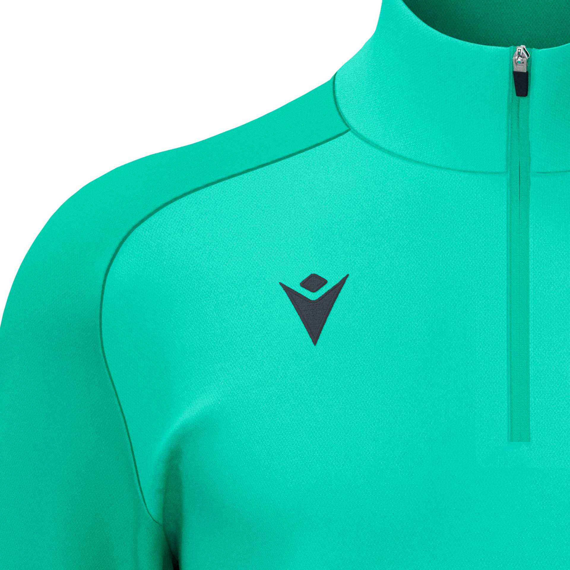 Macron Lena 1/4 Zip Top dames - neon turquoise, foto 3 van 5