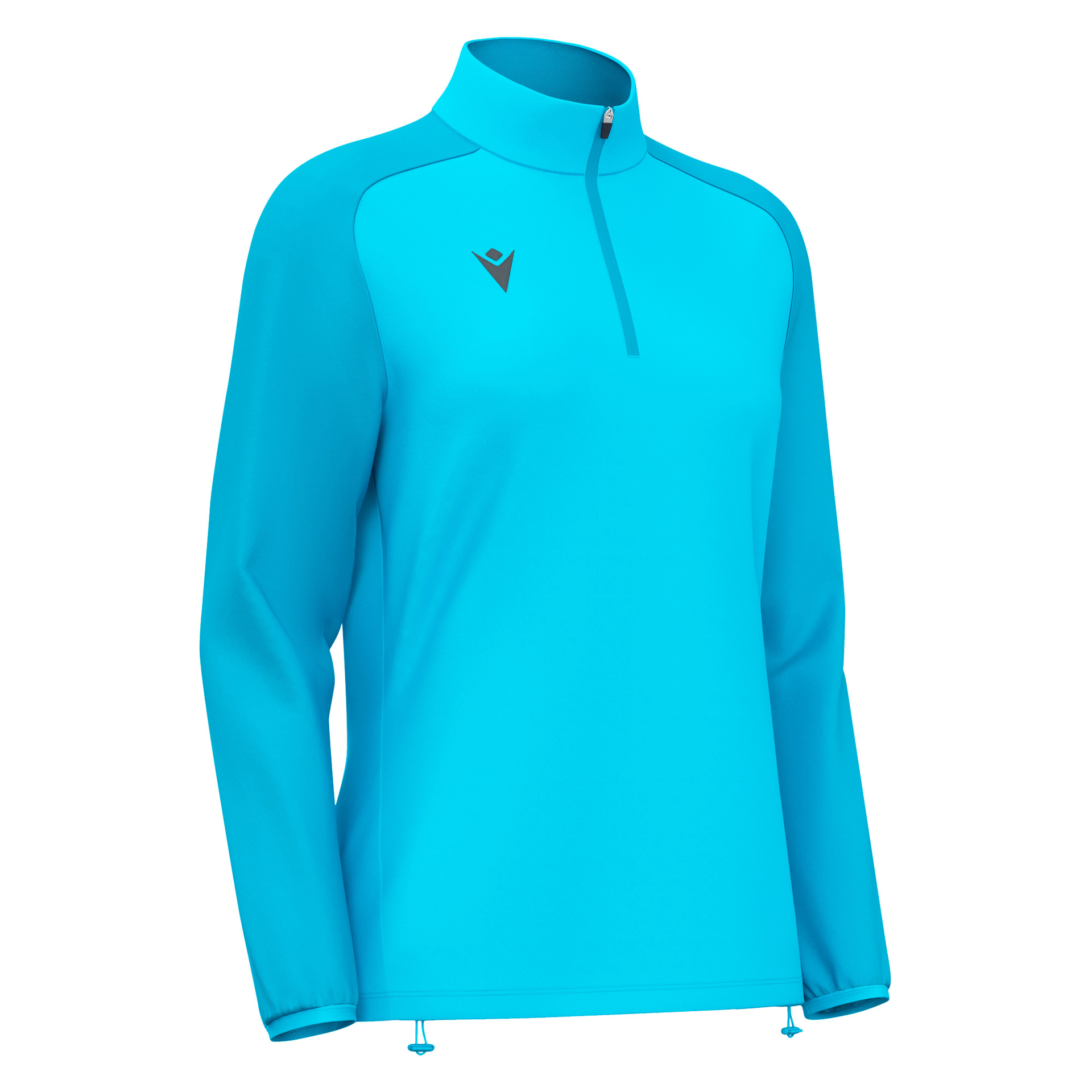 Macron Lena 1/4 Zip Top dames - neon celeste, foto 2 van 5