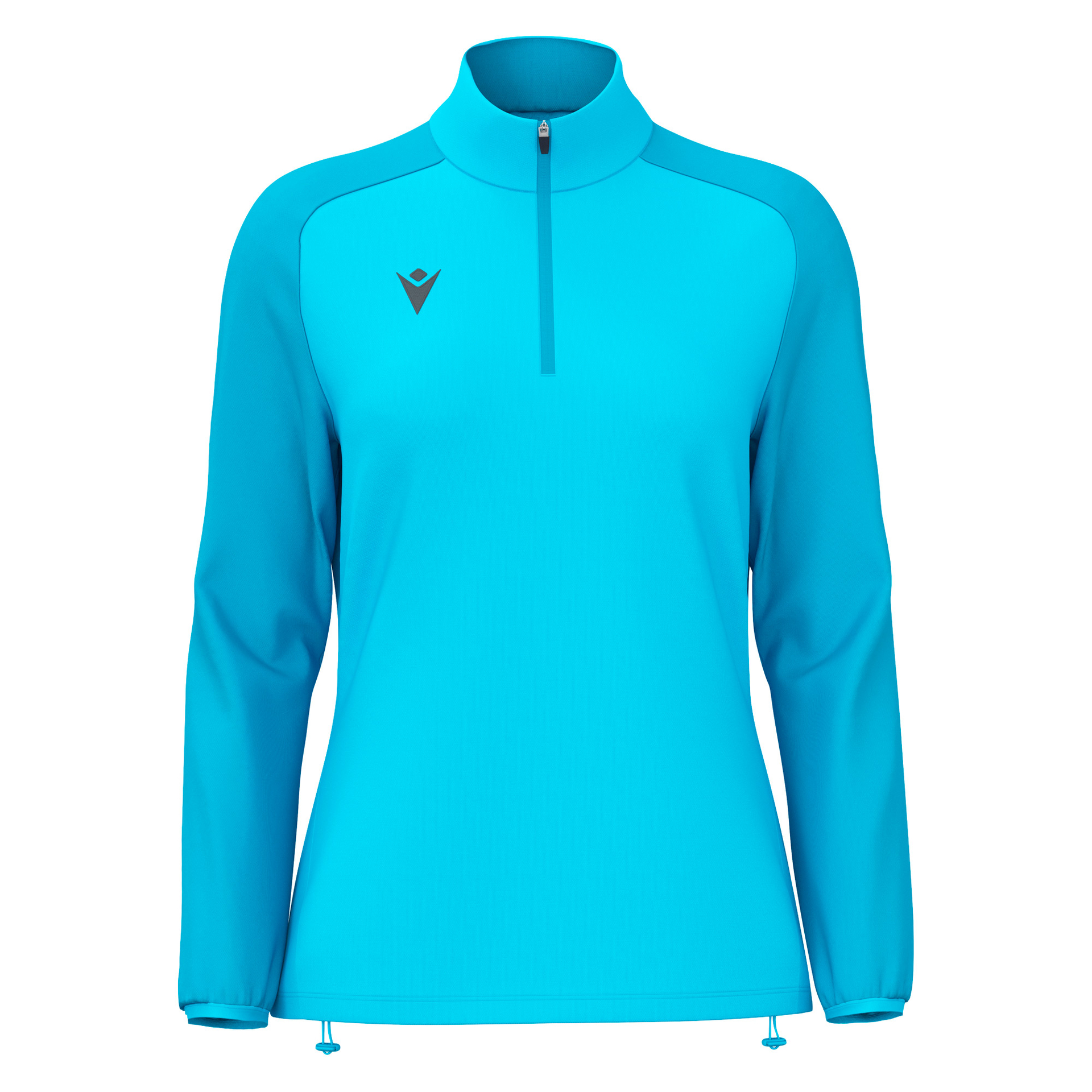 Macron Lena 1/4 Zip Top dames - neon celeste