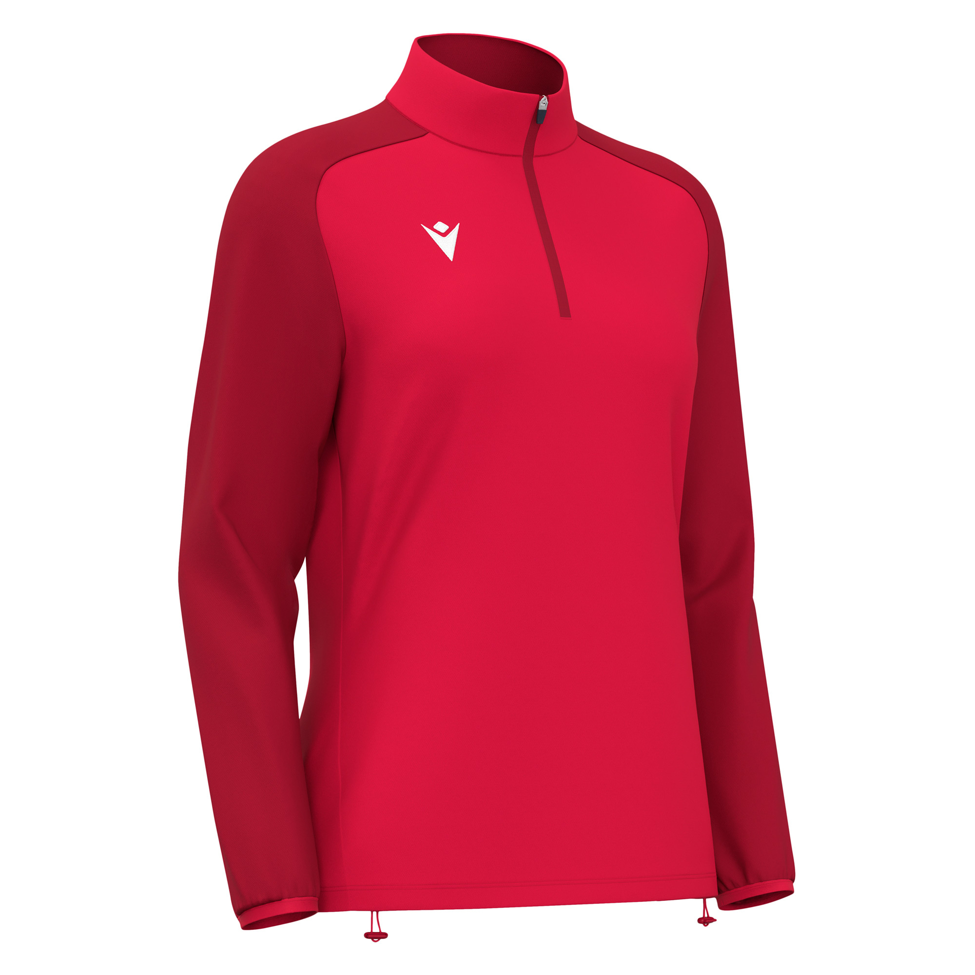Macron Lena 1/4 Zip Top dames - rood, foto 2 van 5