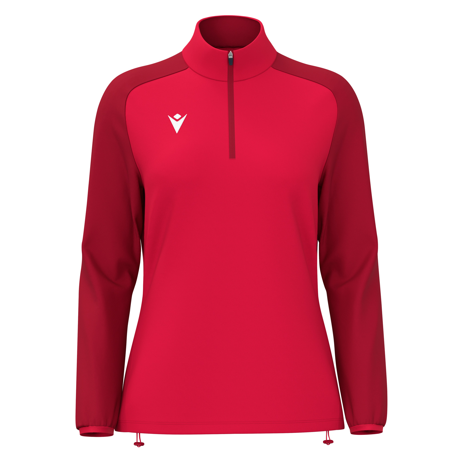 Macron Lena 1/4 Zip Top dames - rood