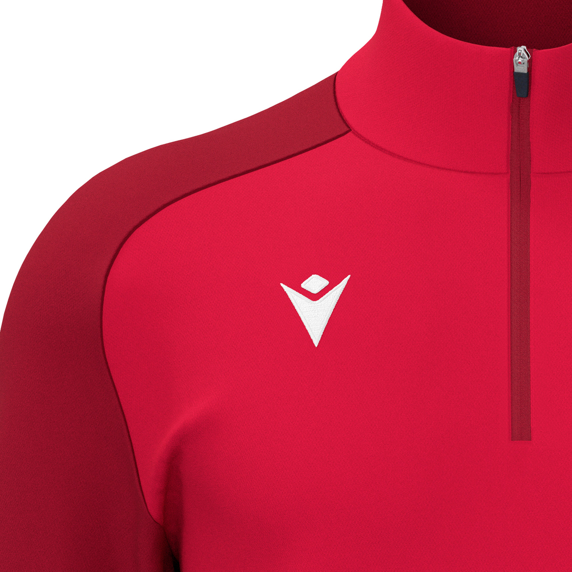 Macron Lena 1/4 Zip Top dames - rood, foto 3 van 5