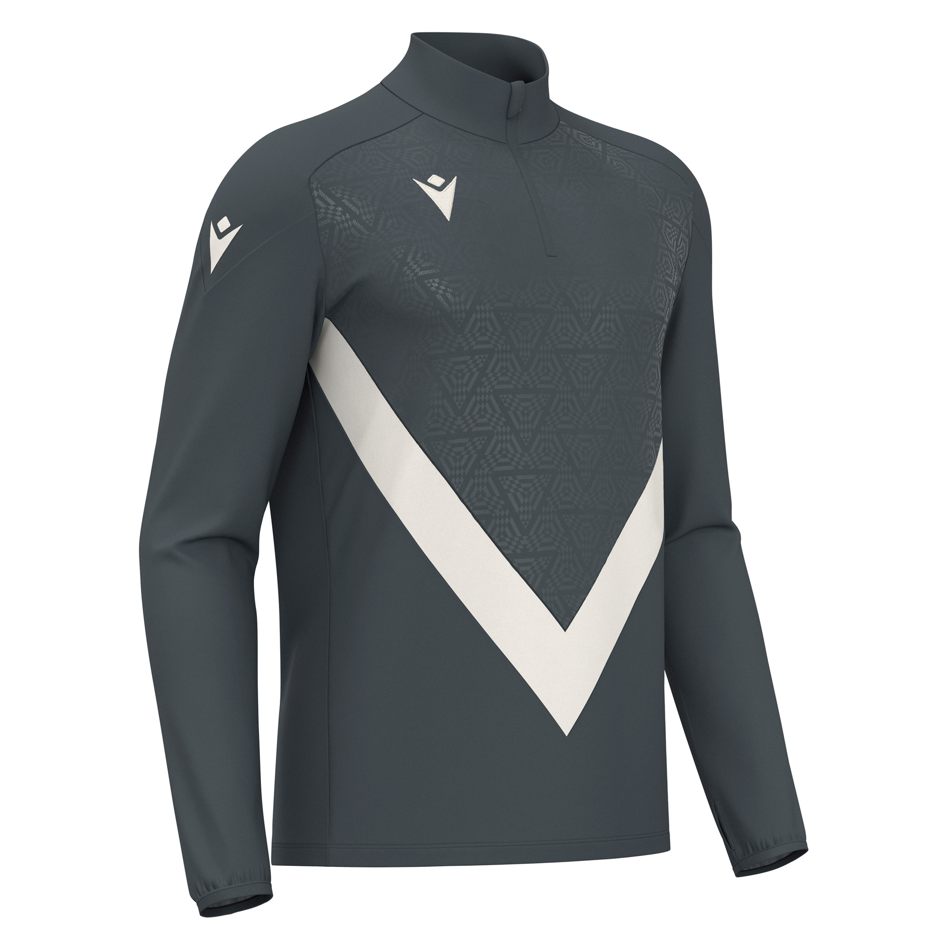 Macron Yaruga 1/4 Zip Top - antraciet grijs, foto 4 van 6