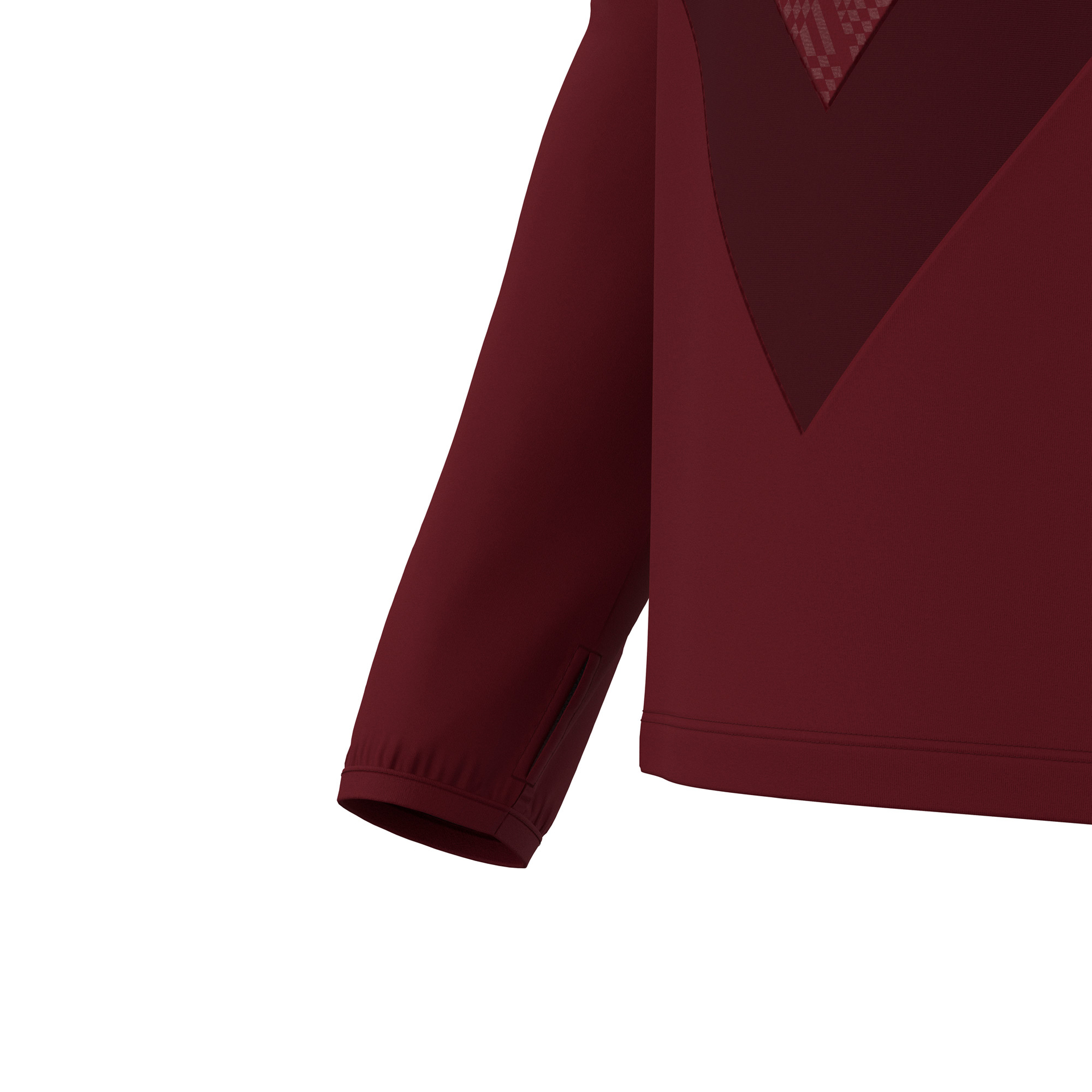 Macron Yaruga 1/4 Zip Top - bordeaux rood, foto 4 van 6