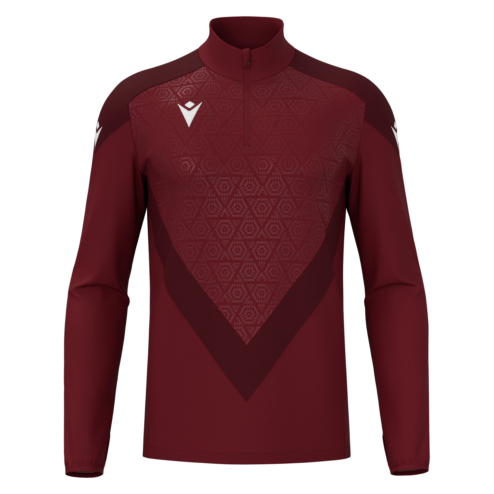Macron Yaruga 1/4 Zip Top - bordeaux rood