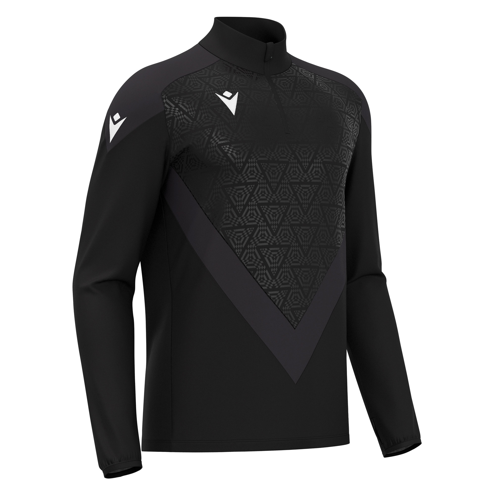 Macron Yaruga 1/4 Zip Top - zwart, foto 4 van 6