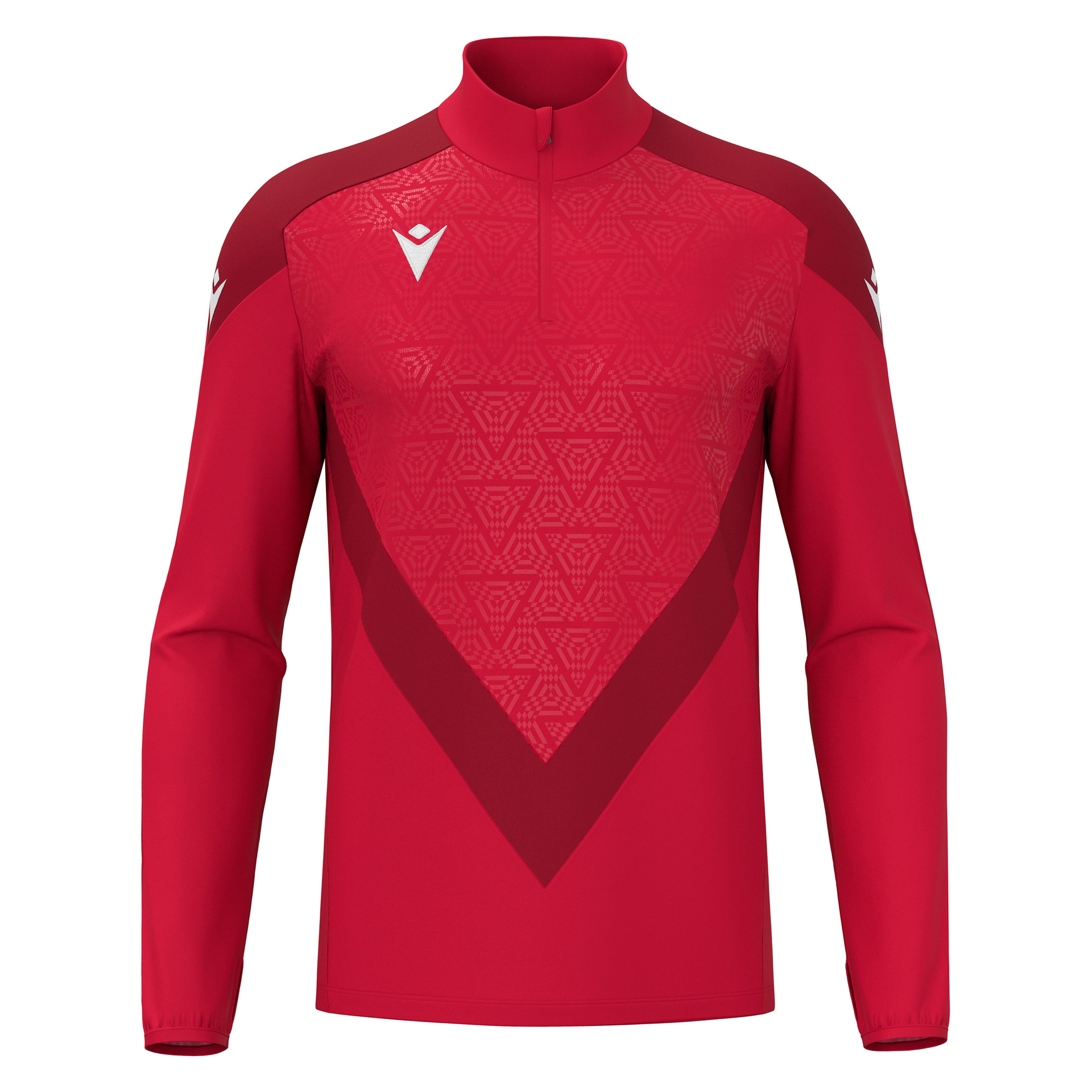 Macron Yaruga 1/4 Zip Top - rood