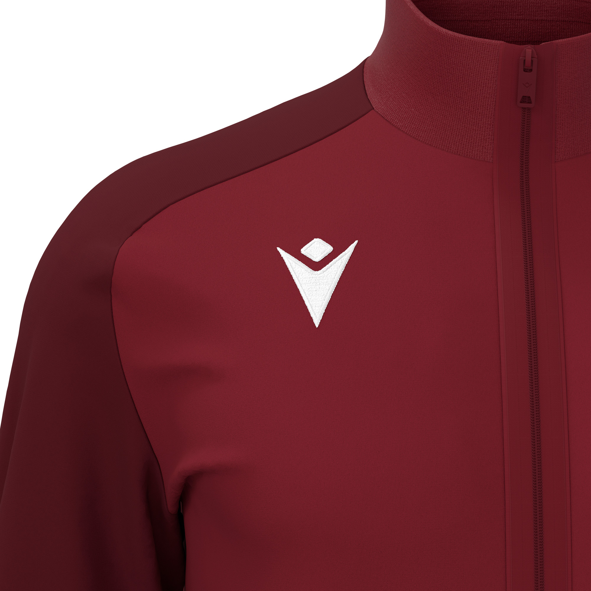 Macron Anubis Full Zip Top - bordeaux rood, foto 4 van 6