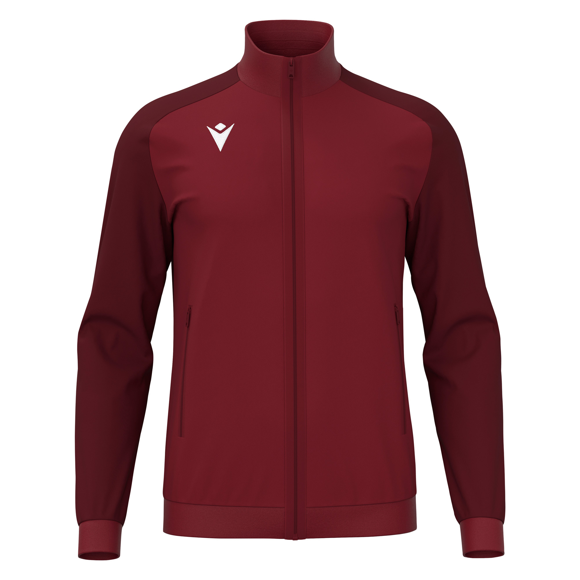 Macron Anubis Full Zip Top - bordeaux rood, foto 2 van 6