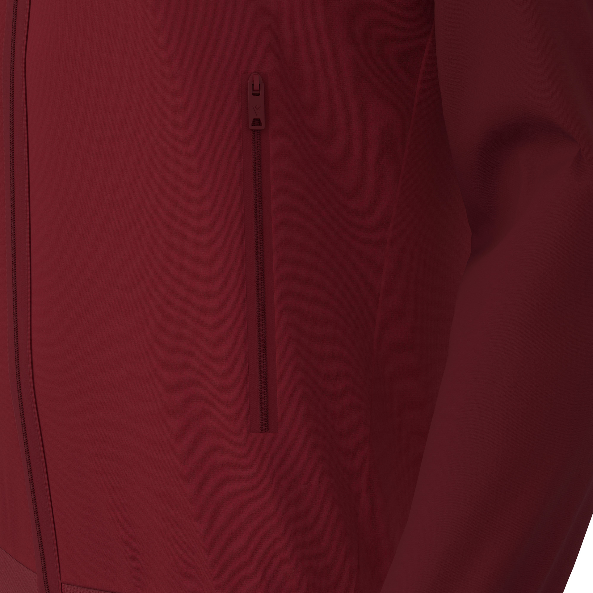 Macron Anubis Full Zip Top - bordeaux rood, foto 6 van 6