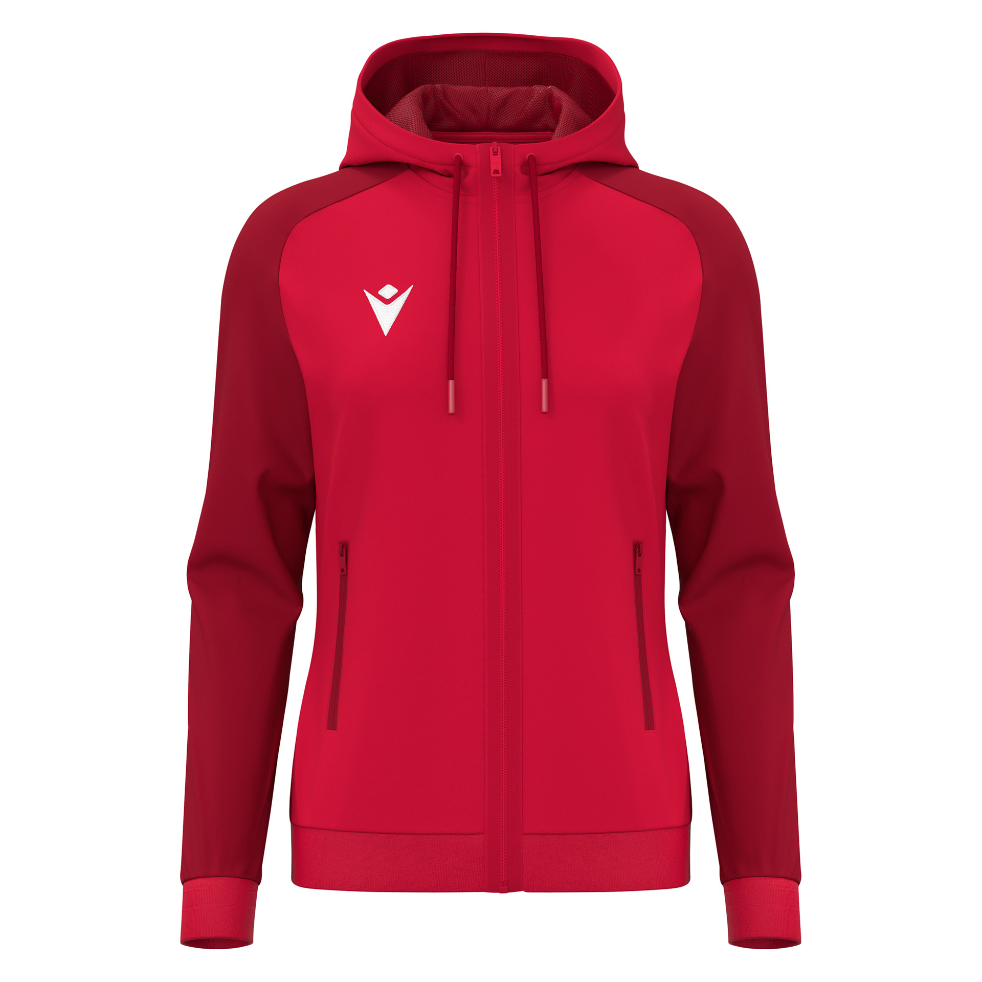 Macron Atlas Full Zip hoodie dames - rood
