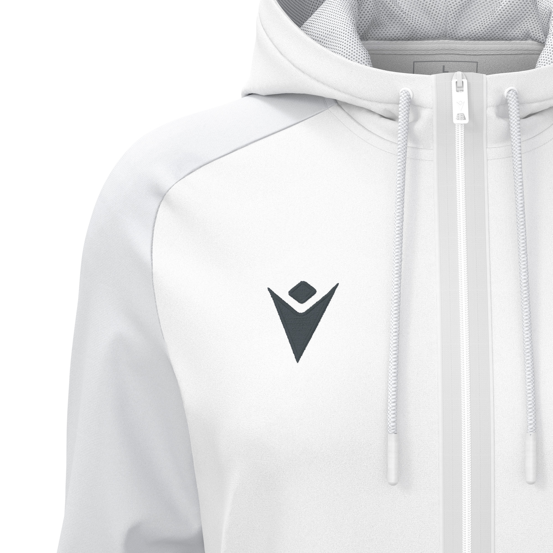 Macron Atlas Full Zip hoodie dames - wit, foto 3 van 6