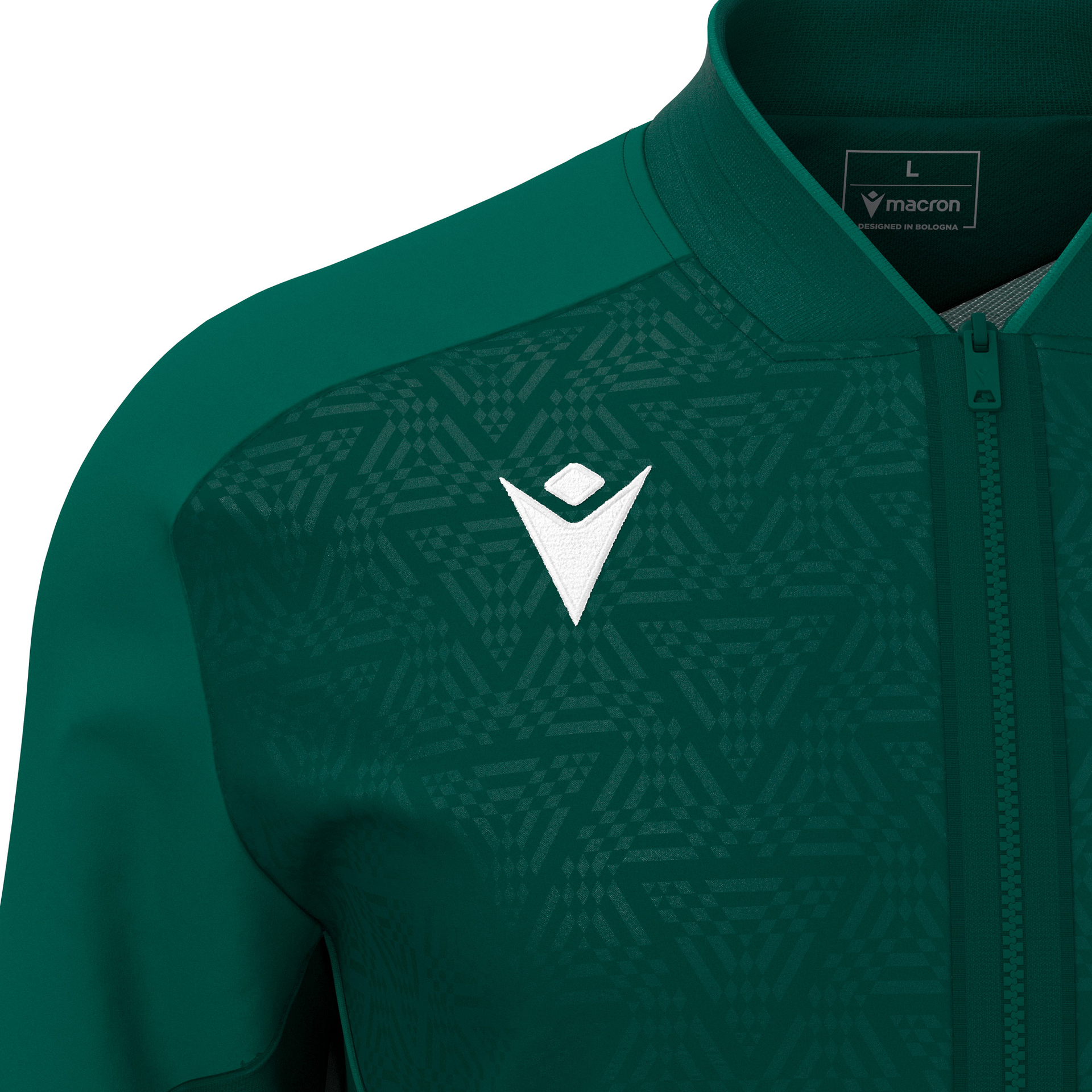 Macron Morpheus Full Zip Top - donkergroen, foto 3 van 6
