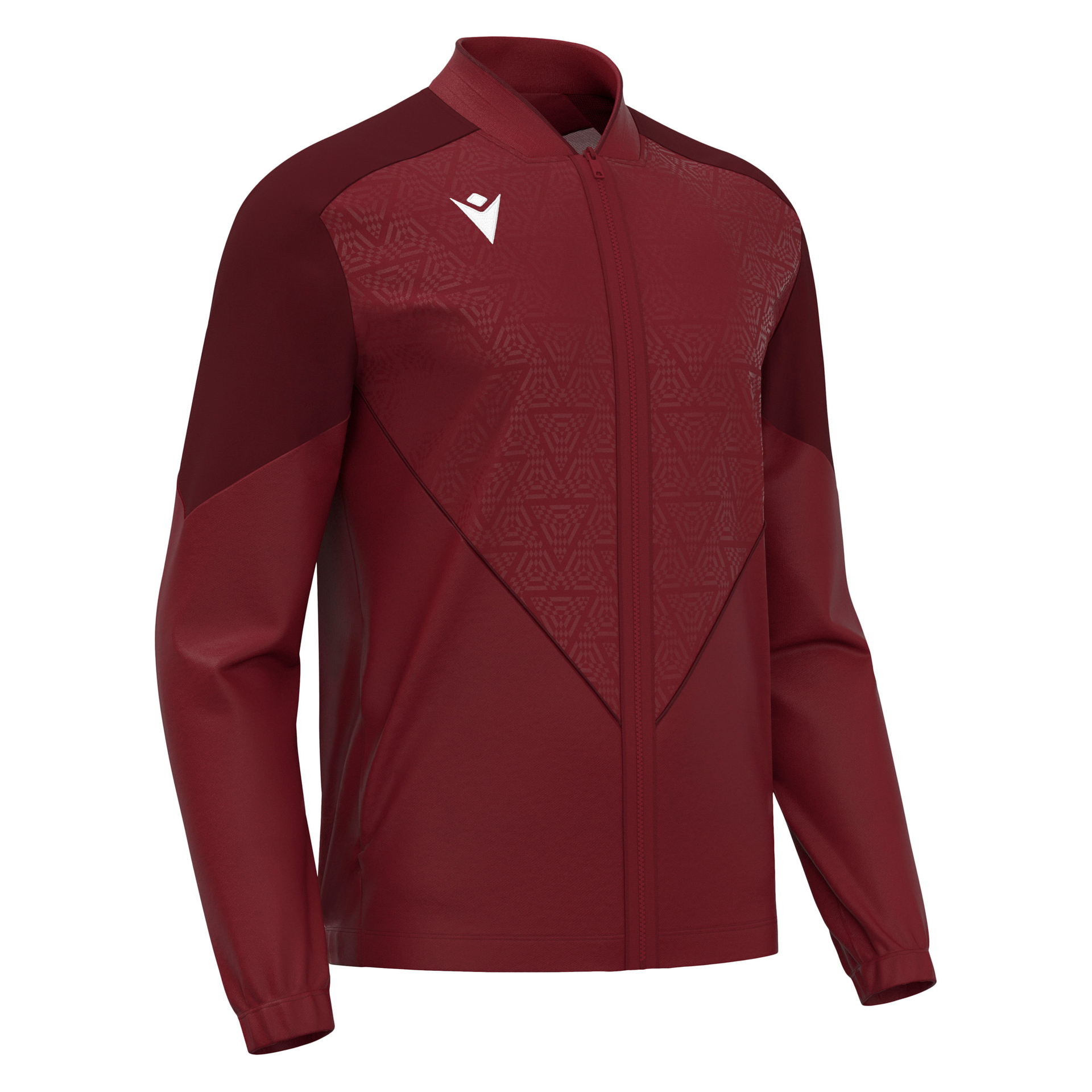 Macron Morpheus Full Zip Top - bordeaux rood, foto 4 van 6